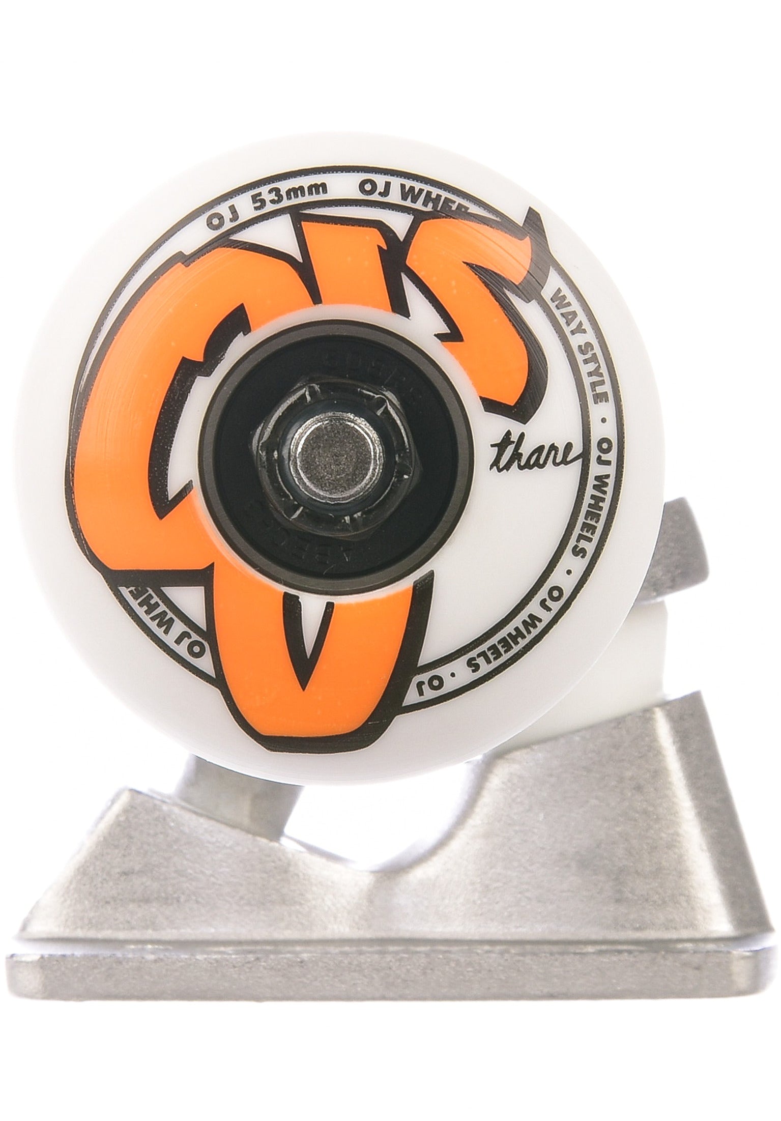 145mm / 53mm OJ Logo 1t/2w/4b Assembly Silver Truc Closeup1