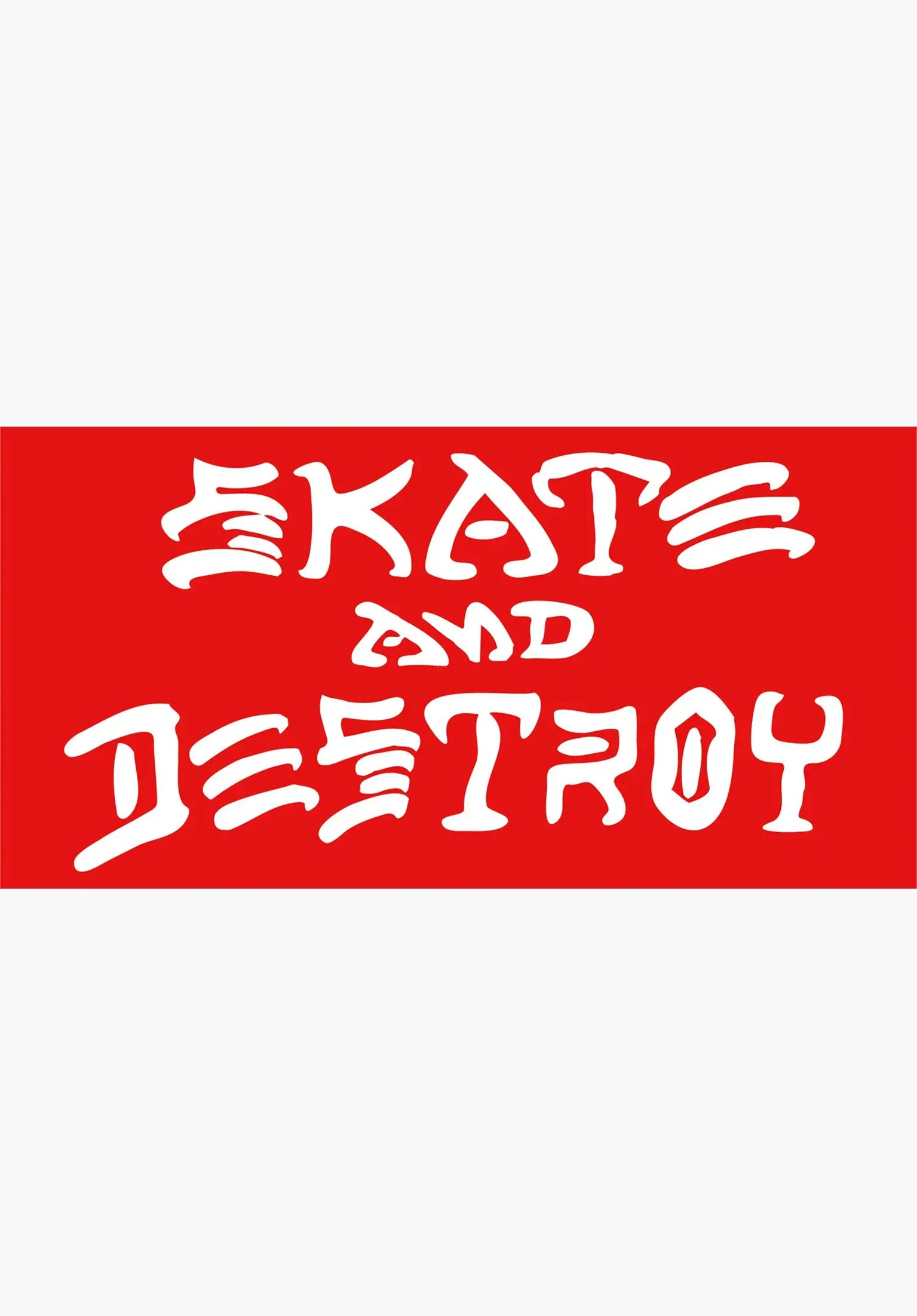 Skate and Destroy Medium Sticker Vorderansicht