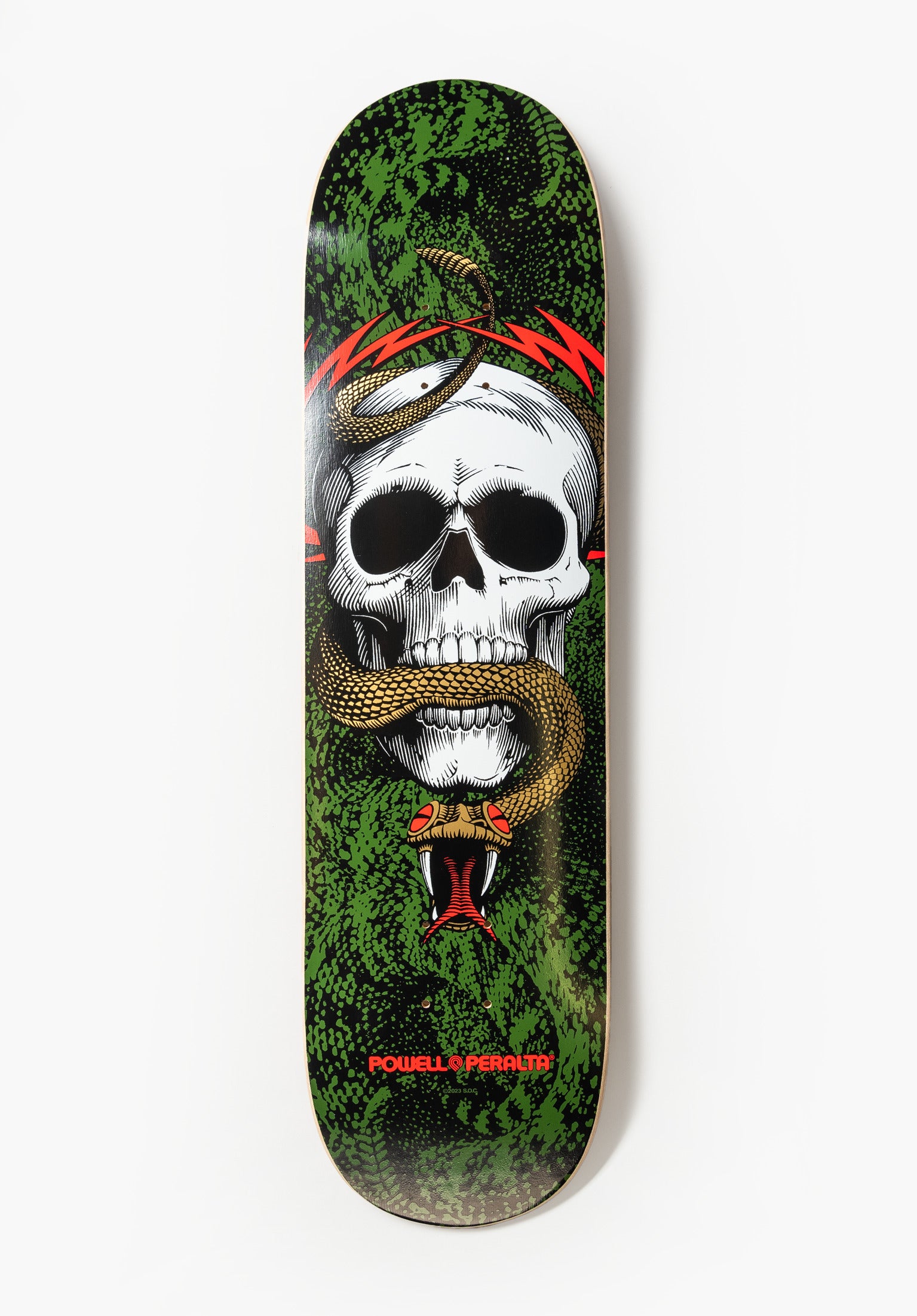 Skull & Snake Birch black-green Vorderansicht