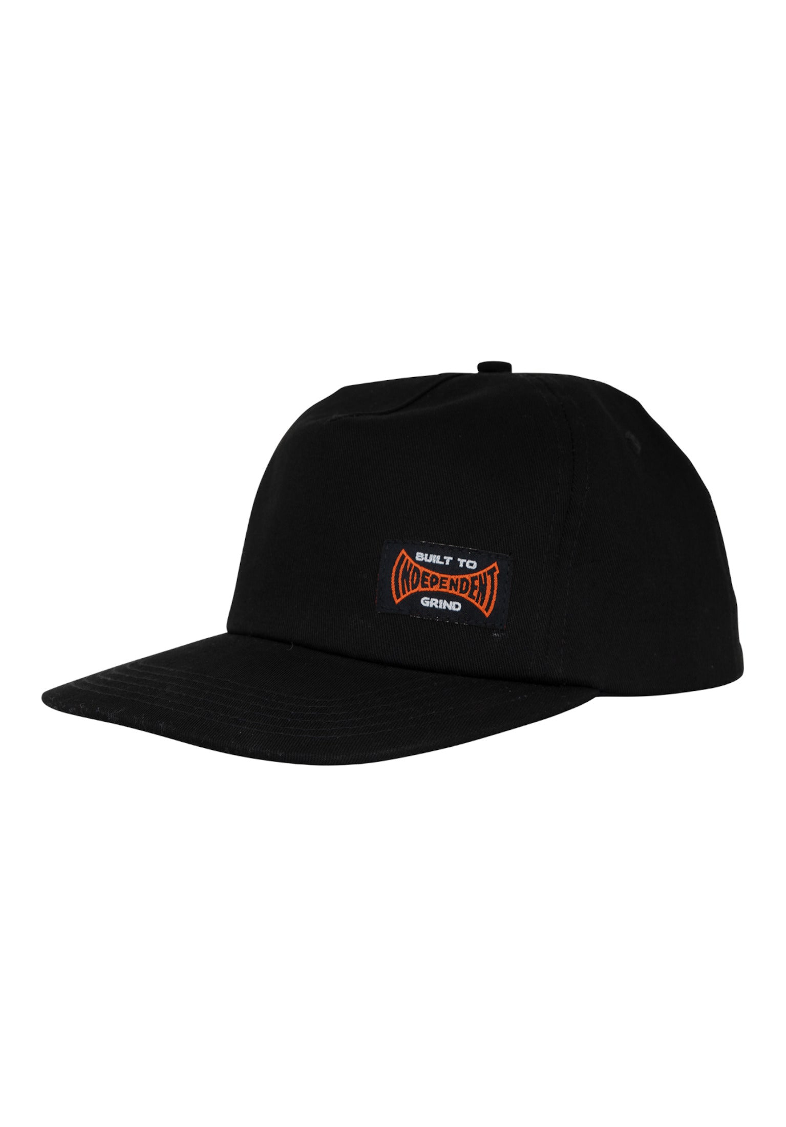 Built To Grind 5-Panel Snapback Unstructured black Vorderansicht