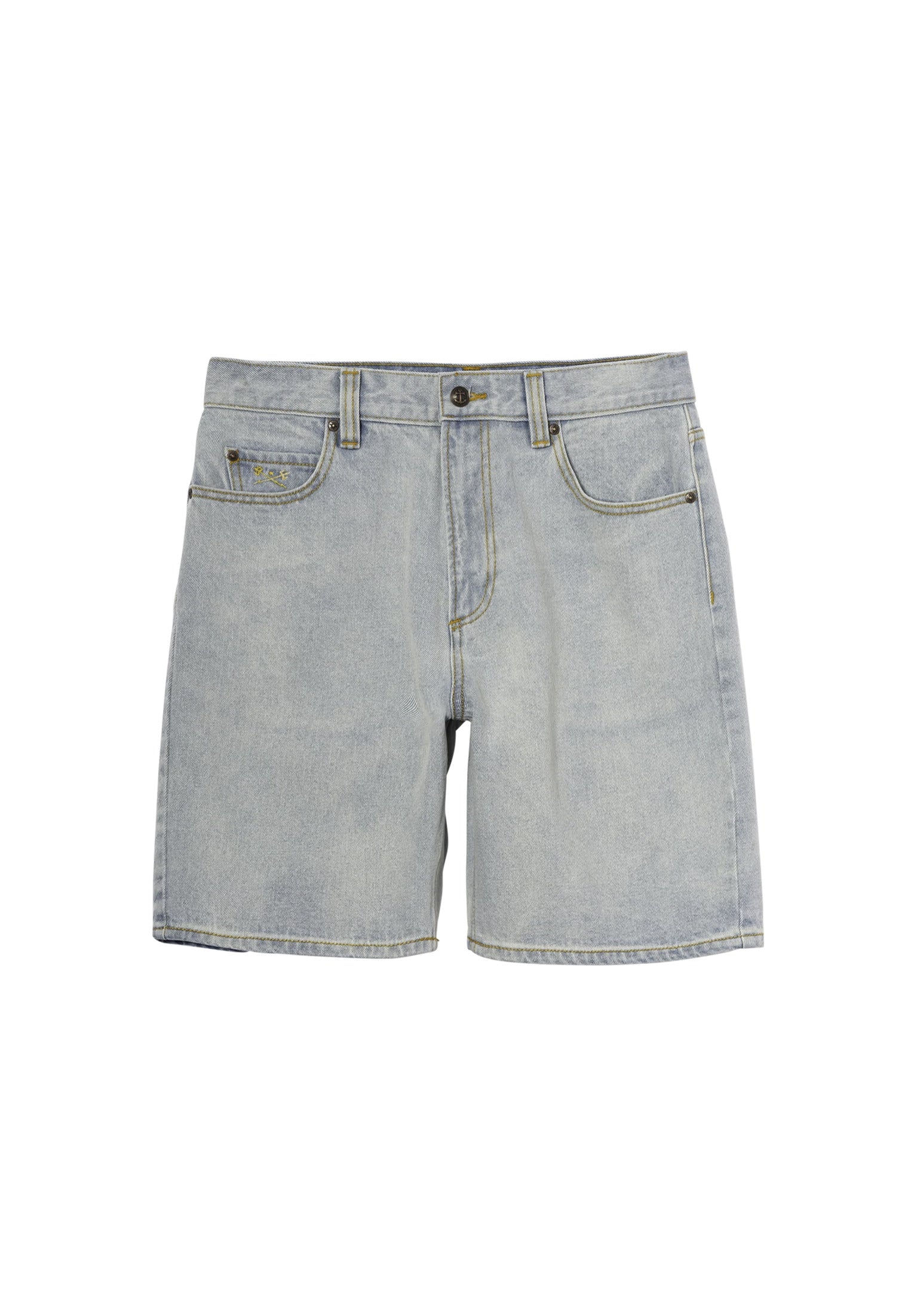 Silverado Shorts bleach wash Vorderansicht