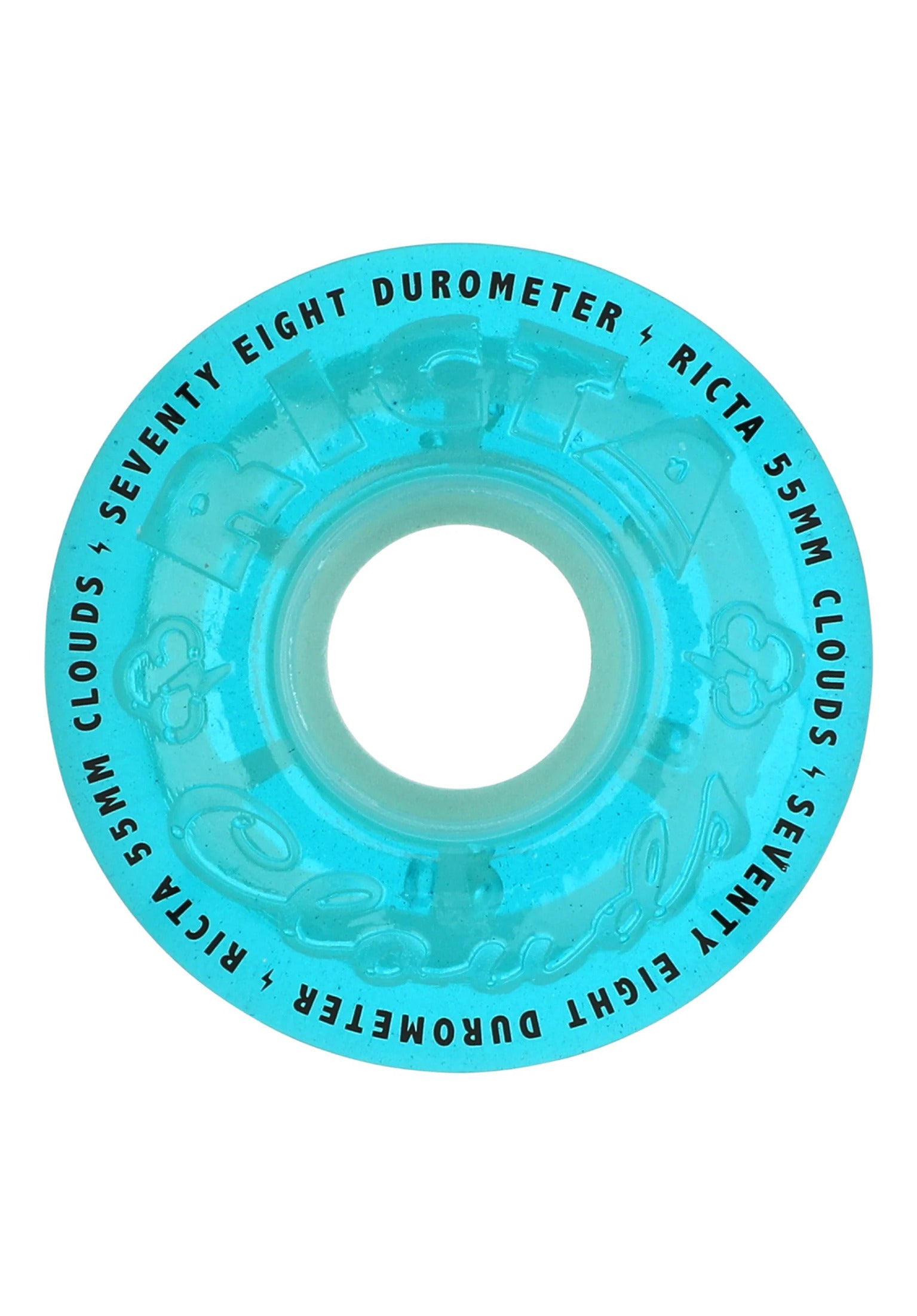 Clouds 78A transparent blue GITD Vorderansicht