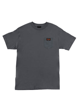 Built To Grind Pocket Heavyweight charcoal Vorderansicht