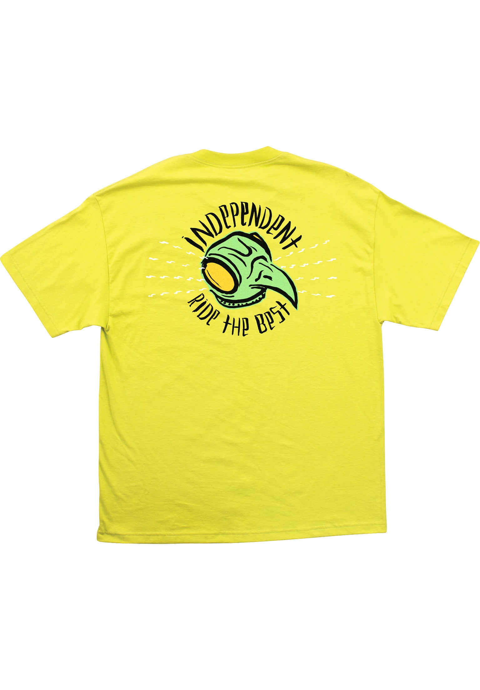 Hawk Transmission S/S yellow Closeup1
