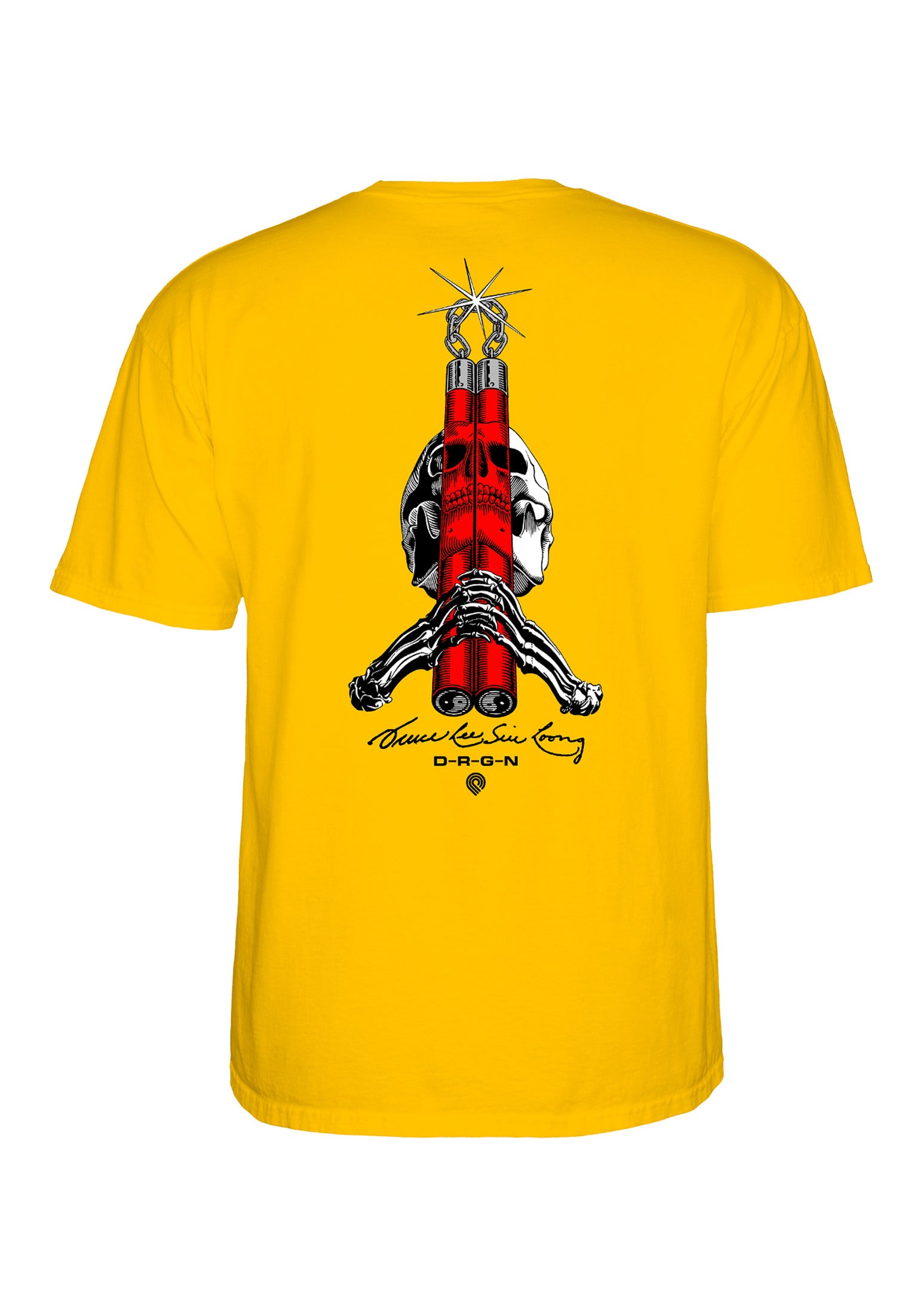 Bruce Lee x Skull & Nunchuck daisy Vorderansicht