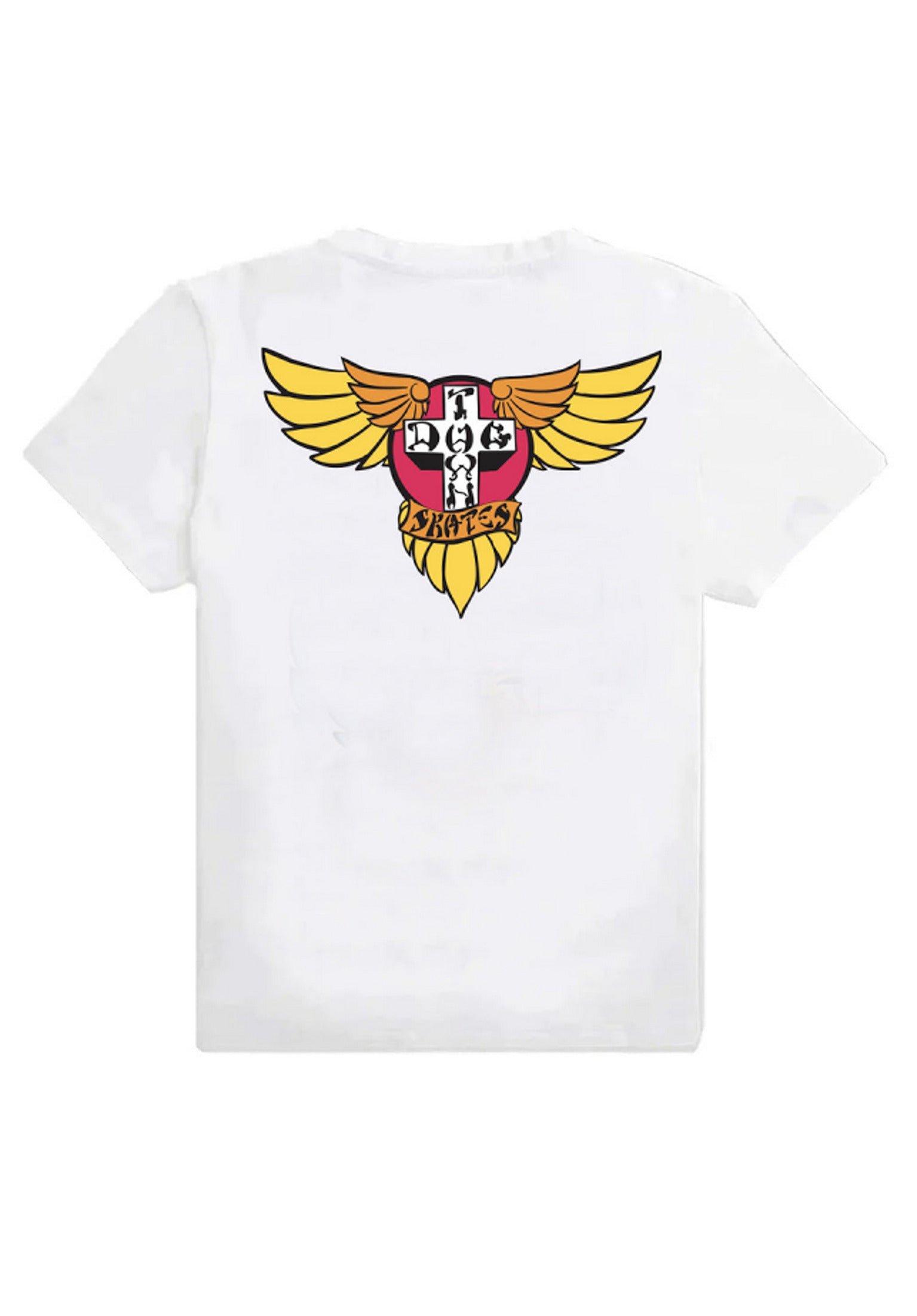 Big Foot 70s Orange Wings white Vorderansicht