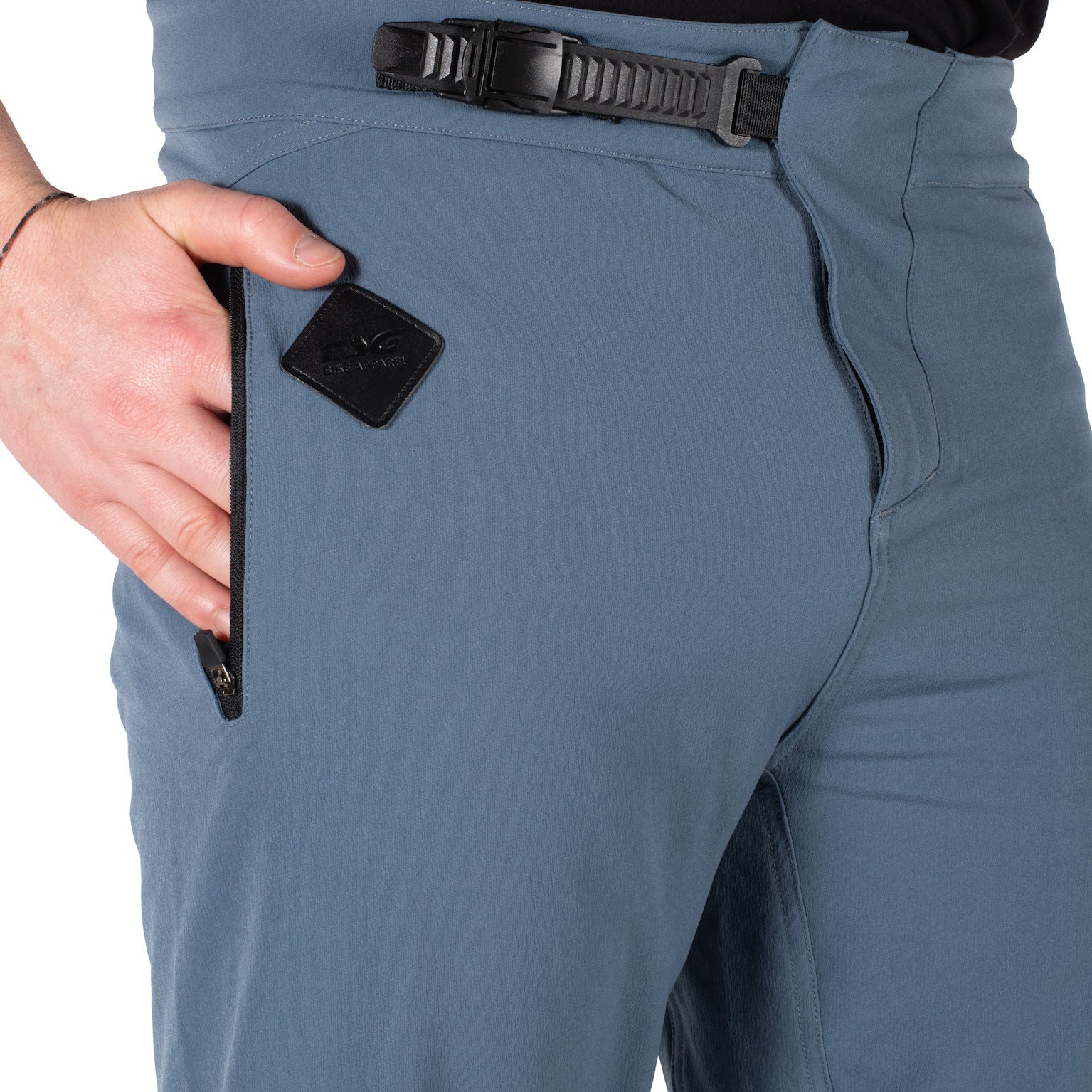 Grip DH Pants steel-blue Closeup2