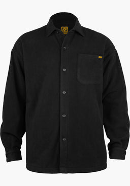 Black & Gold Butten Fleece Vorderansicht