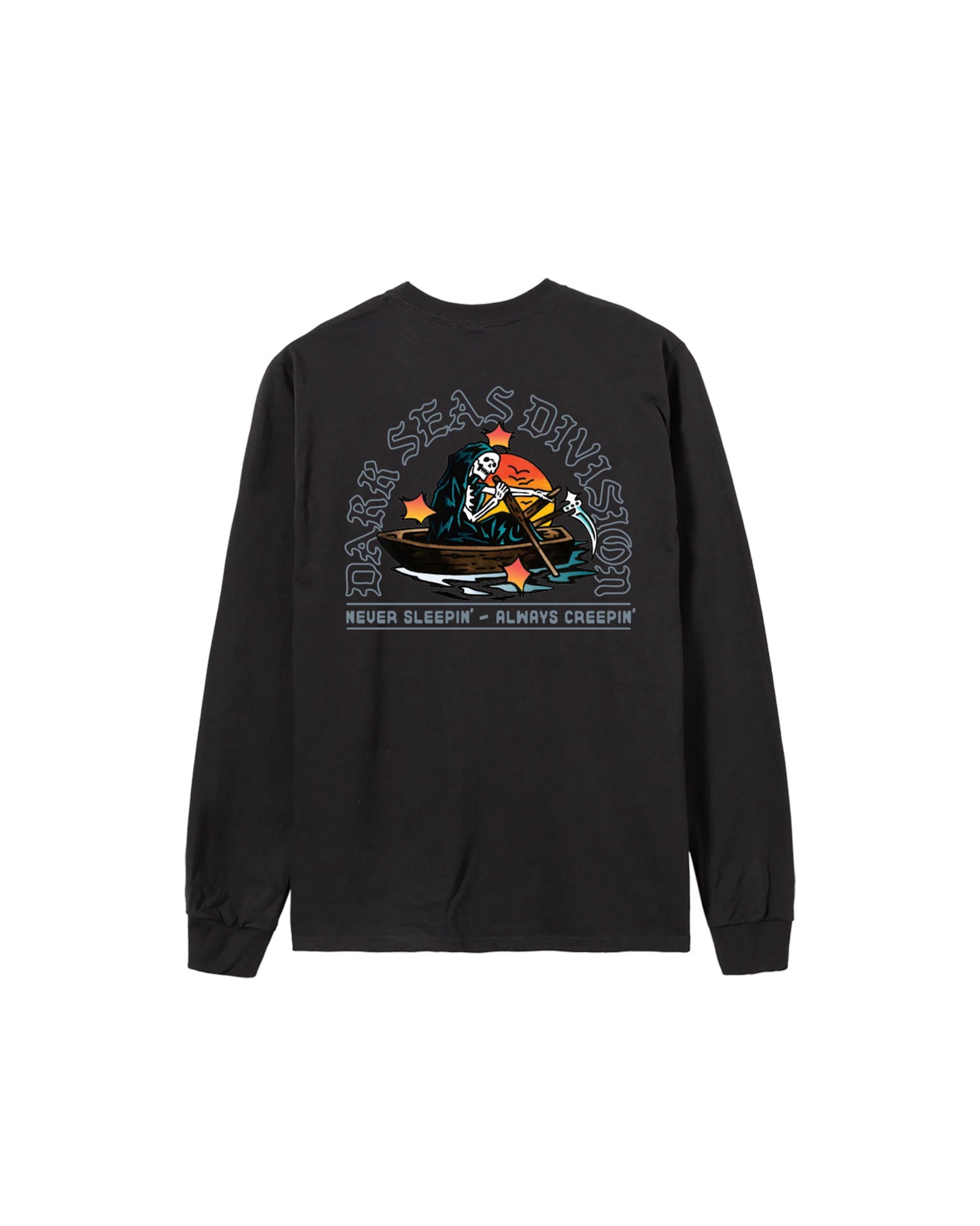 Rowboat black Vorderansicht