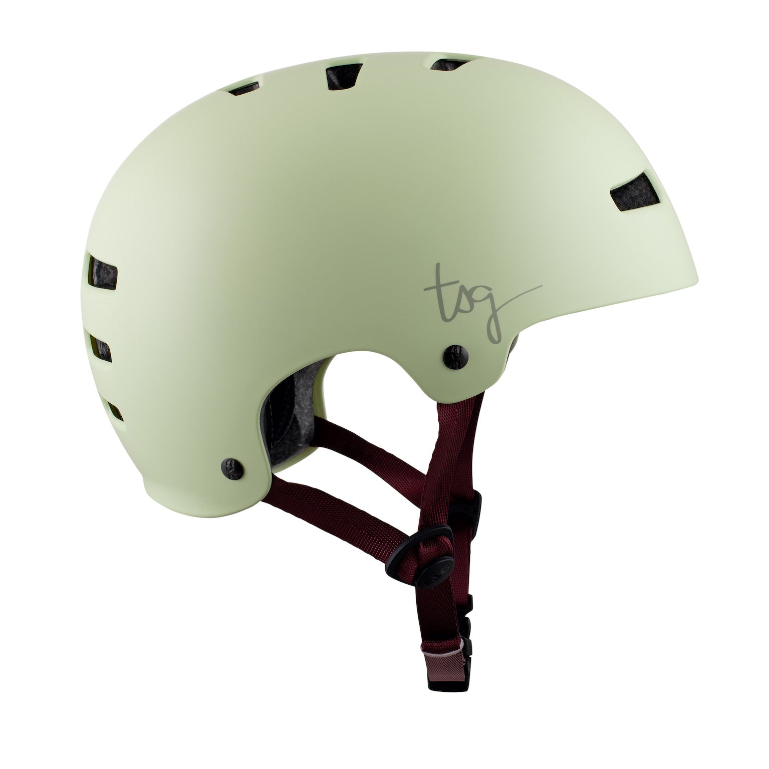 Evolution Women Solid Color satin matcha Seitenansicht