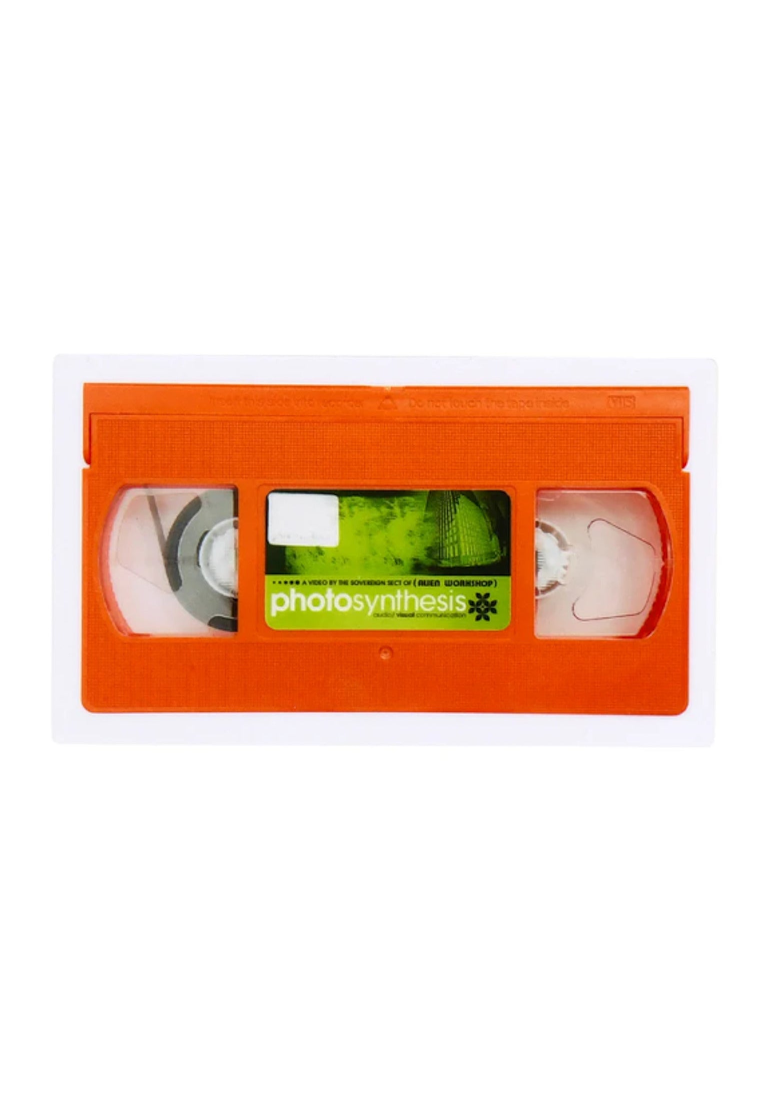 Photosynthesis VHS Sticker orange Vorderansicht