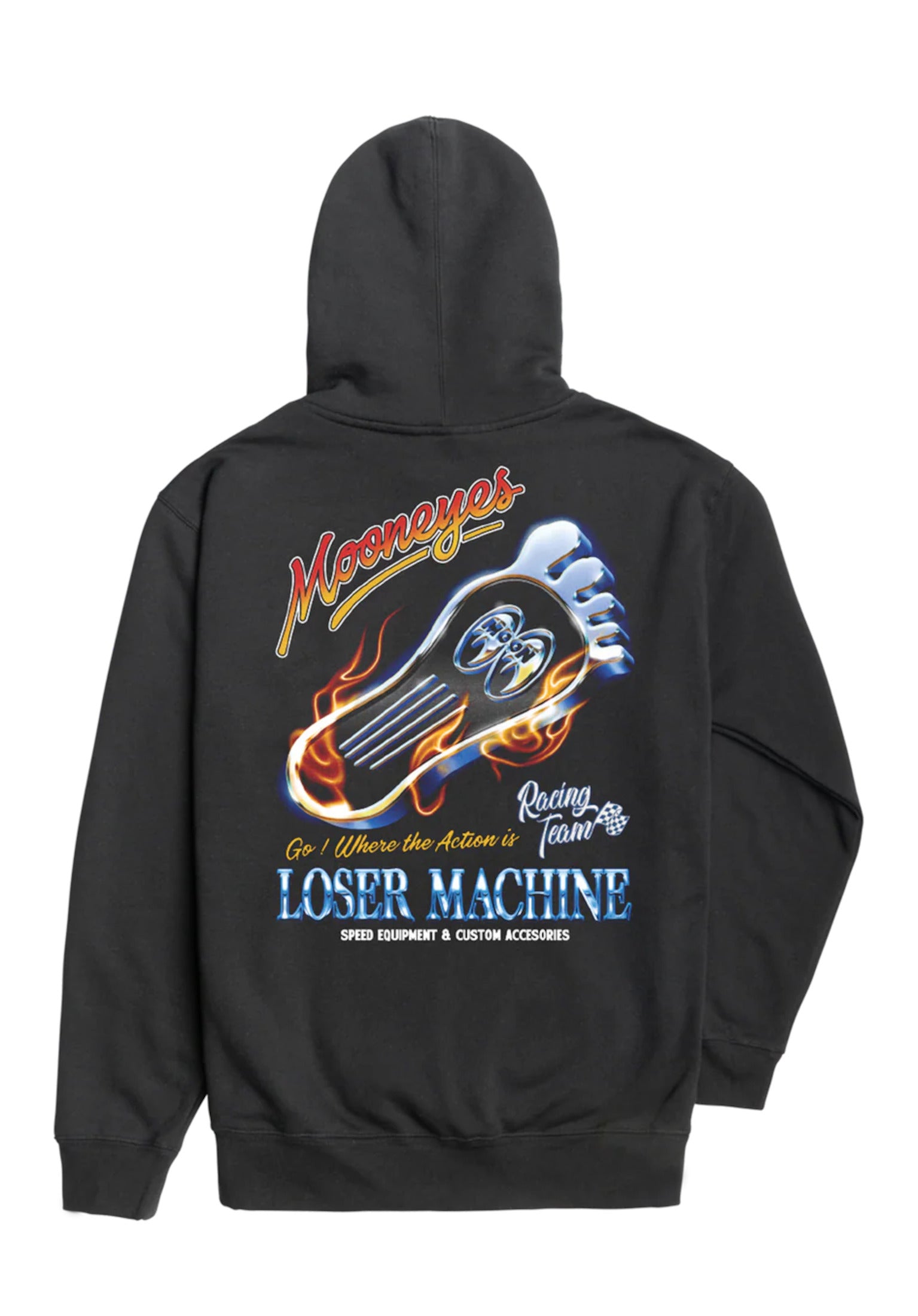 x Mooneyes Red Hot black Vorderansicht