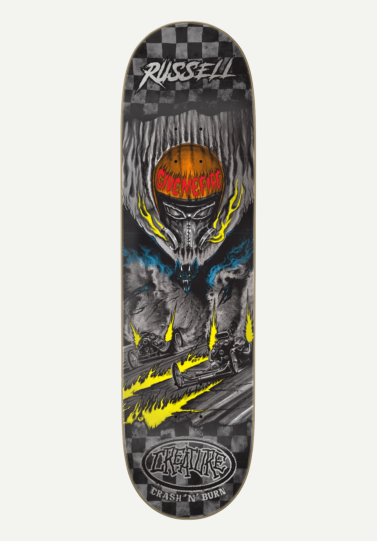 Crash and Burn Pro Series Russell Vorderansicht