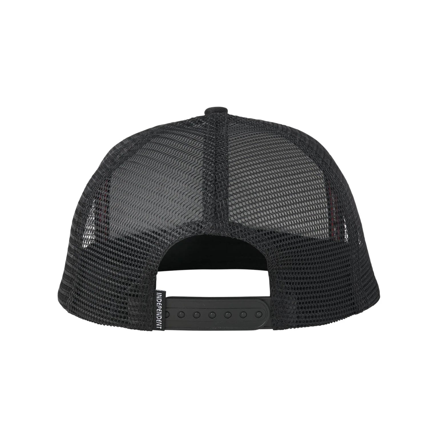BTG Summit Printed Mesh Trucker 5-Panel Structured white-black Rueckenansicht