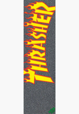 Thrasher Yellow and Orange Flame Vorderansicht
