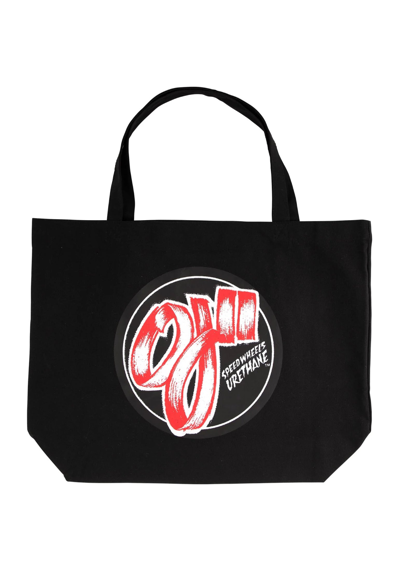 OJII Speed Wheels Tote Bag black Vorderansicht