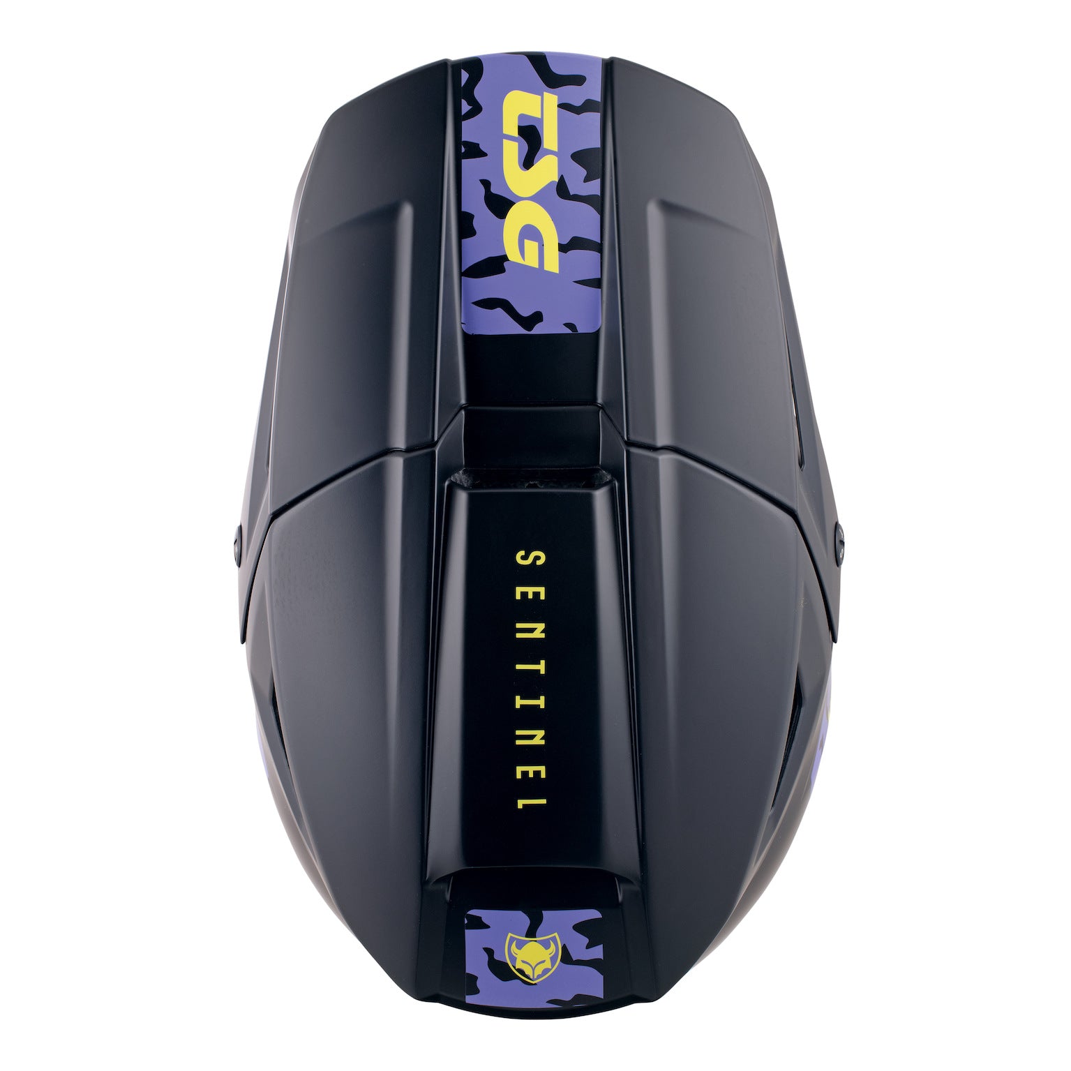 Sentinel Graphic Design violet yellow flakes Oberansicht