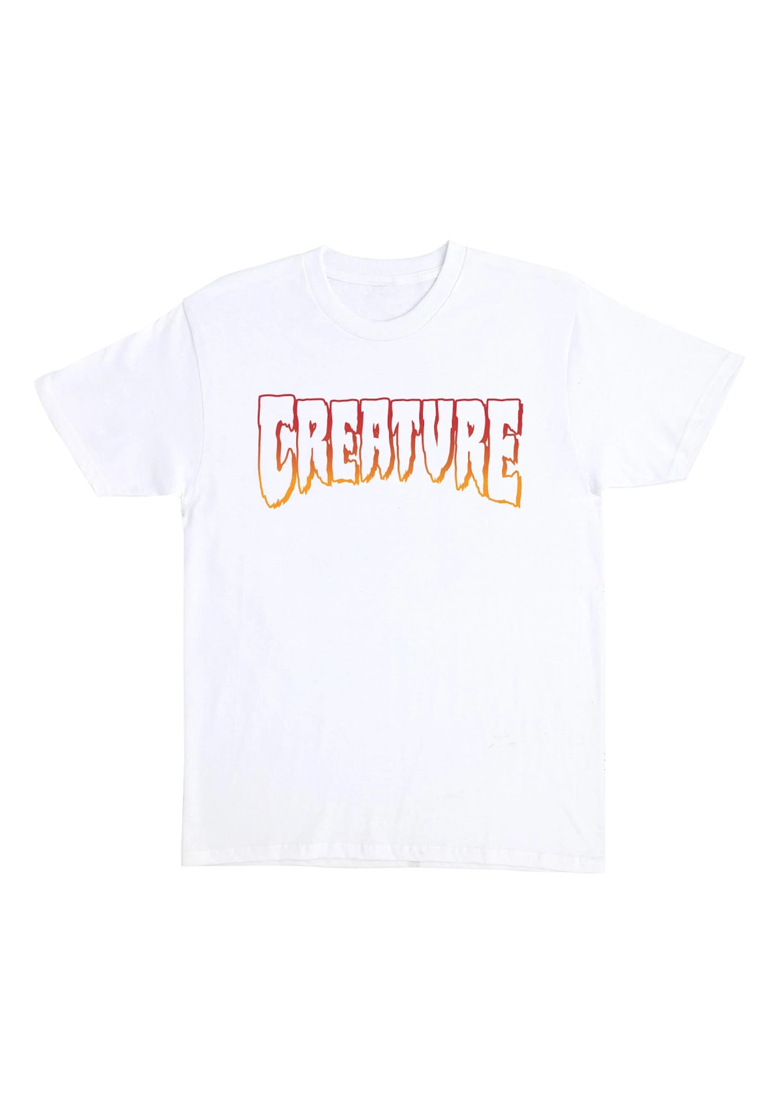 Logo Outline Heavyweight white-red Vorderansicht