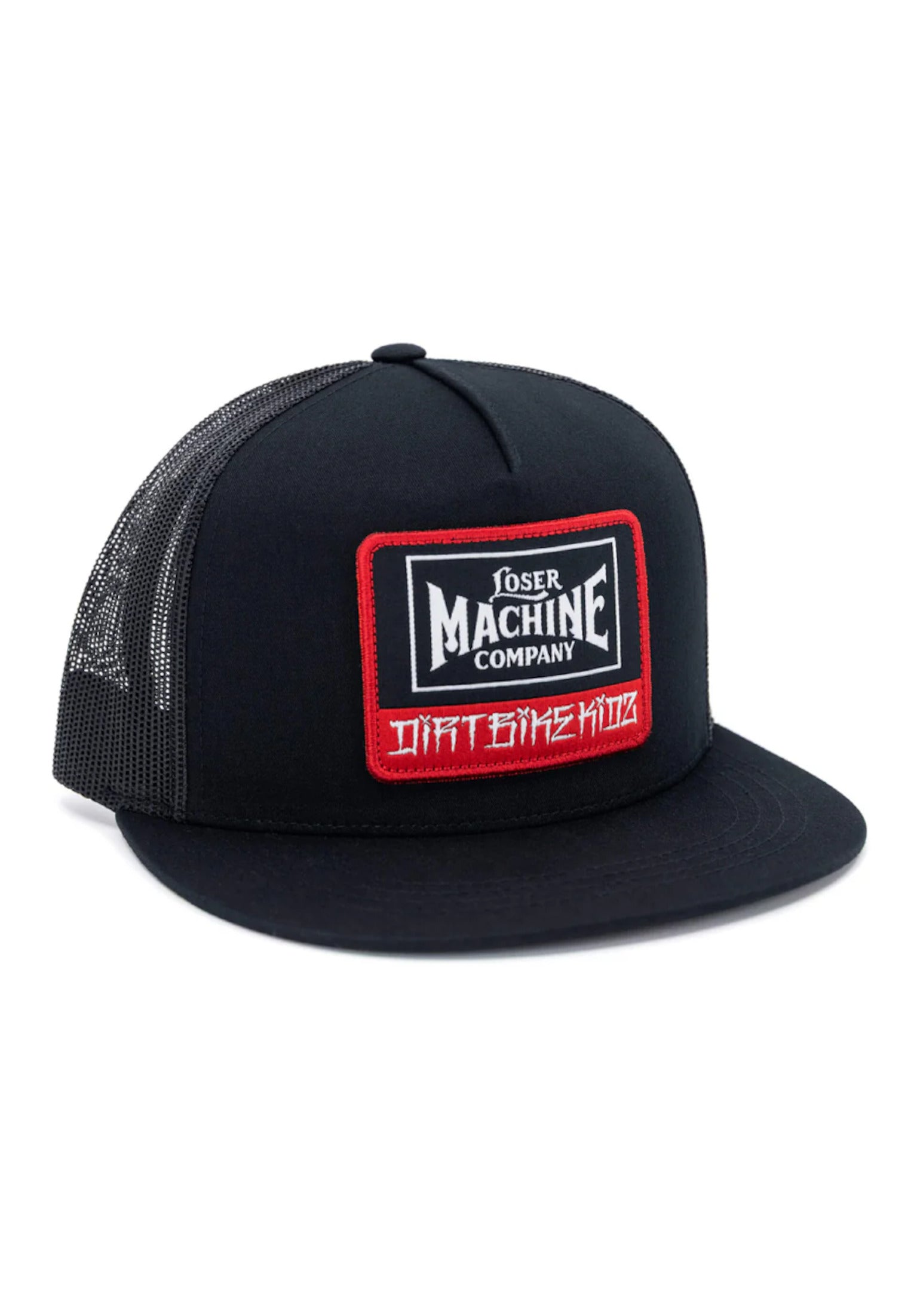 x Dirt Bike Kidz Segundo Trucker Snapback black Vorderansicht