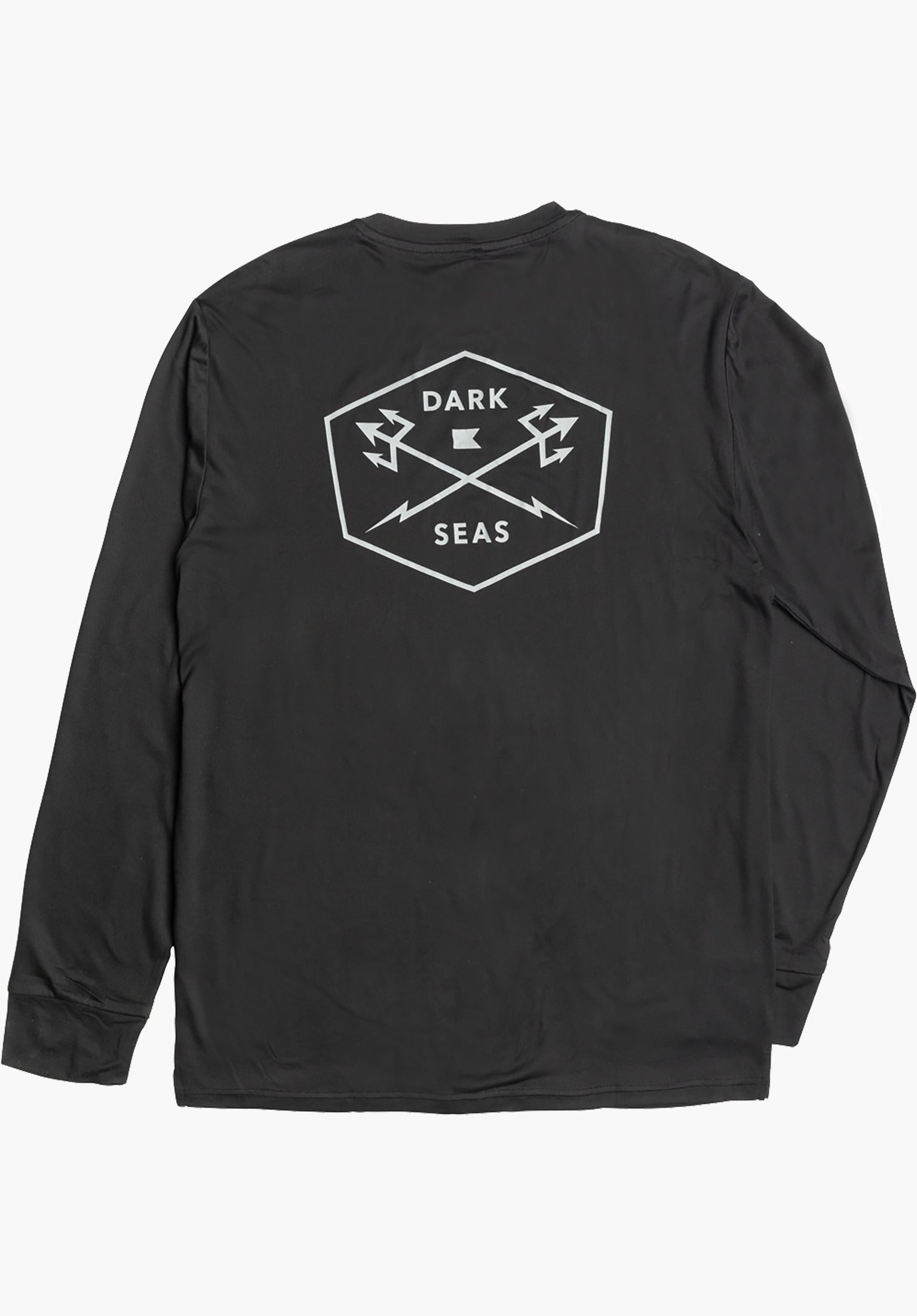 No Sweat Moisture Wicking black Rueckenansicht