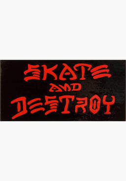 Skate and Destroy Medium Sticker Vorderansicht