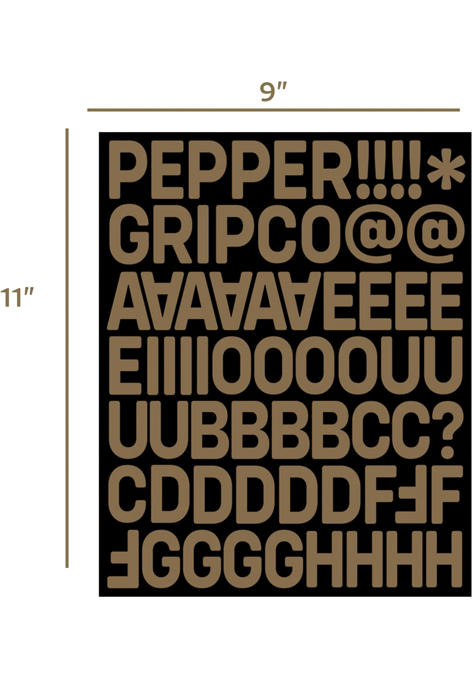 G5 Alpha Numeric Custom Grip Kit Oberansicht