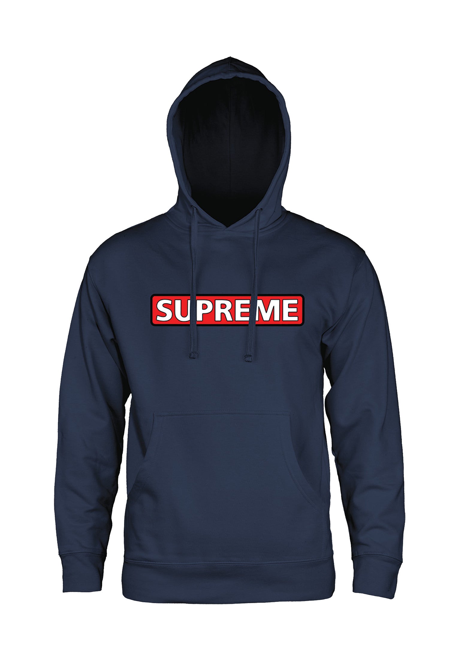 Supreme Medium Weight navy Rueckenansicht
