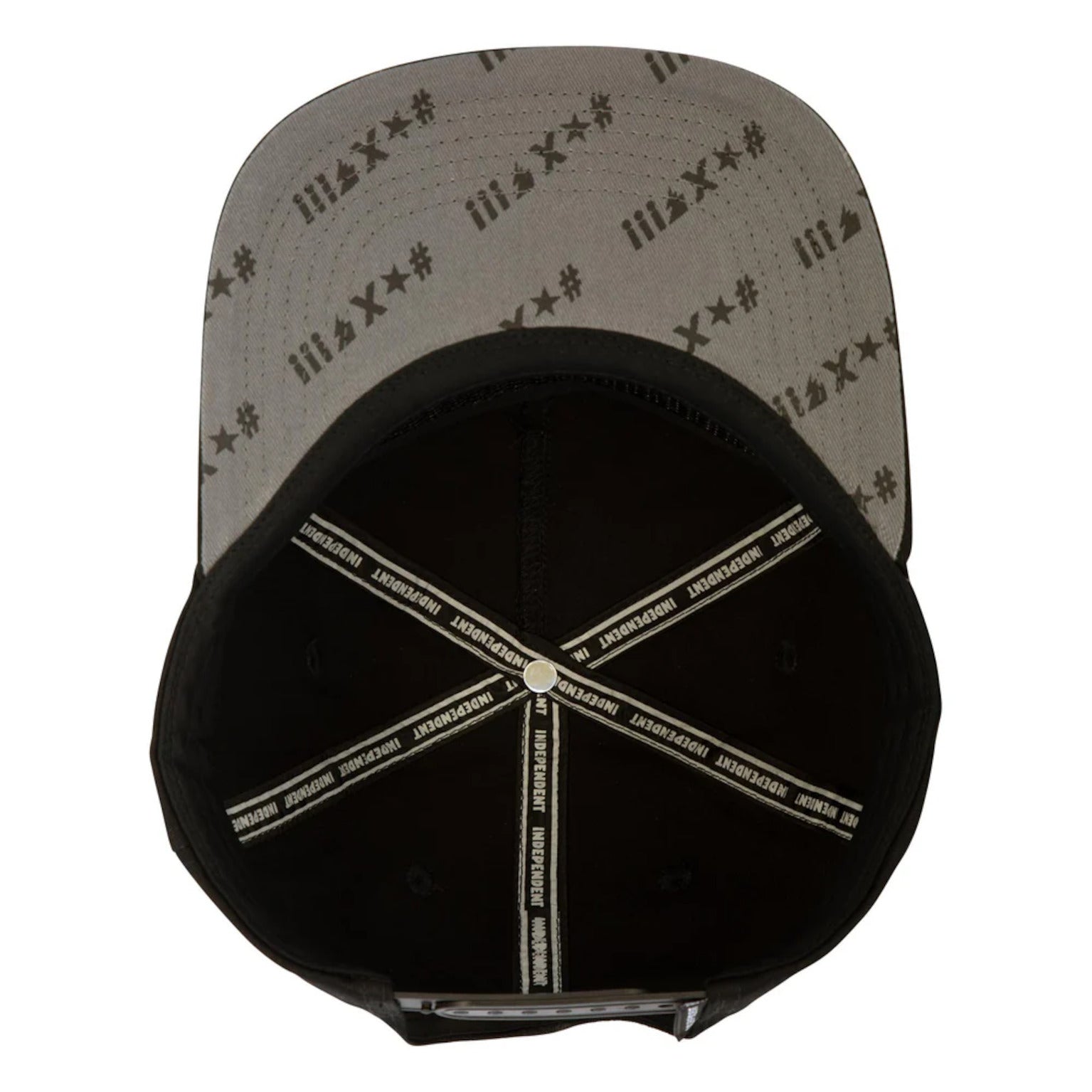 Exclamation Snapback Unstructured black Unteransicht