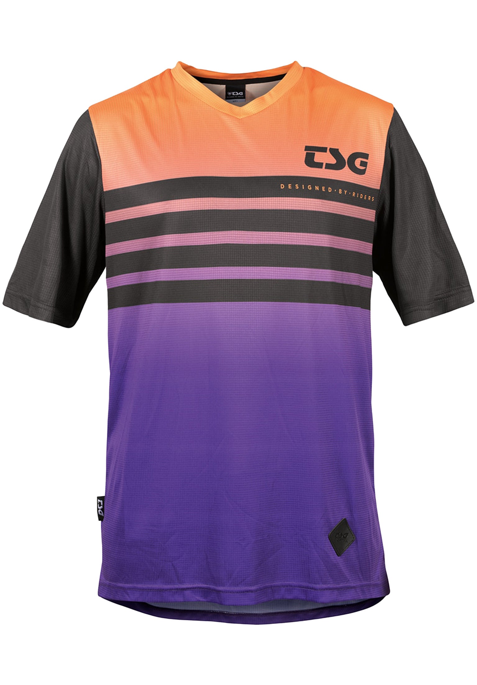 Waft Jersey purple orange Closeup1