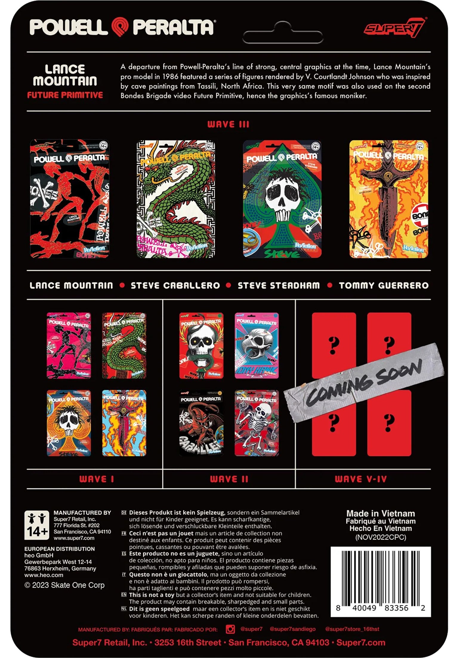 Powell-Peralta ReAction Figure Wave 3 Rueckenansicht