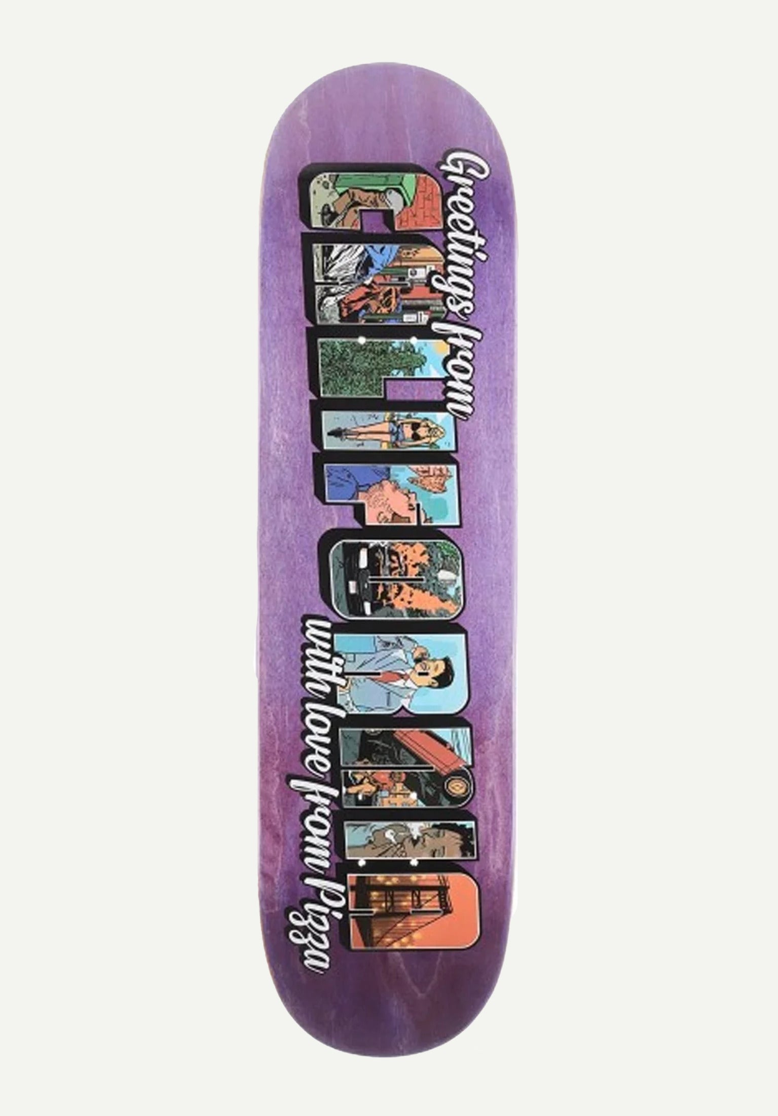 Post multicolored Vorderansicht