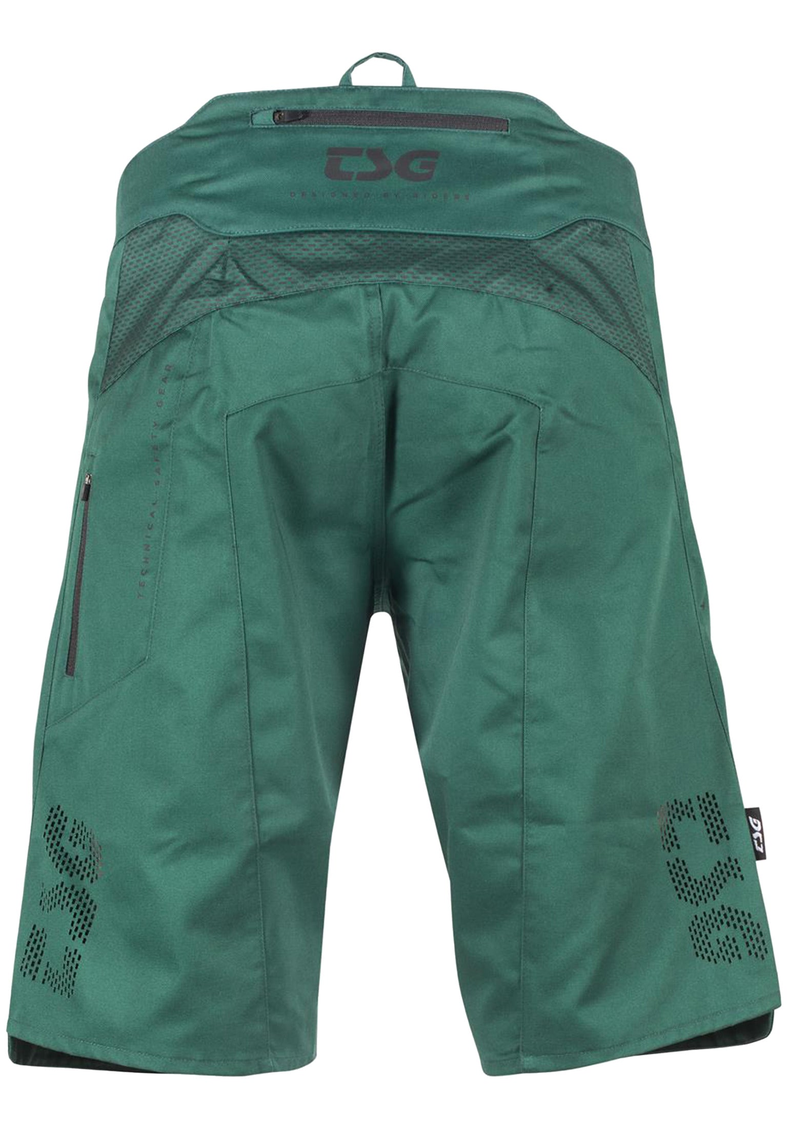 Explorer Shorts forest green Rueckenansicht