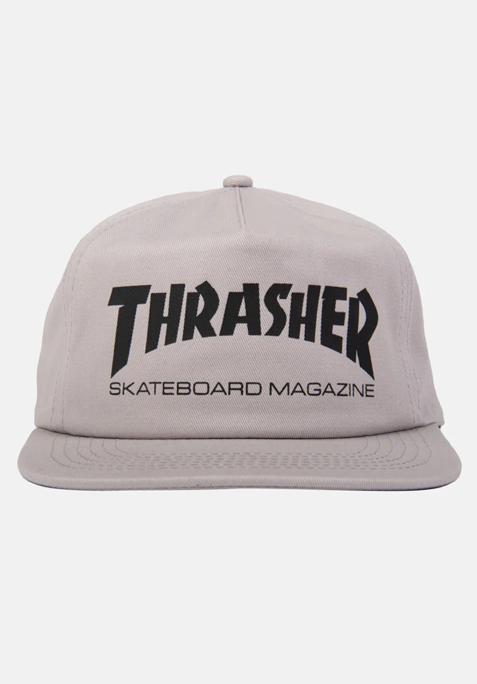Skate Mag Snapback grey-black Vorderansicht