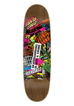 Kendall Street Art Collage VX brown Vorderansicht