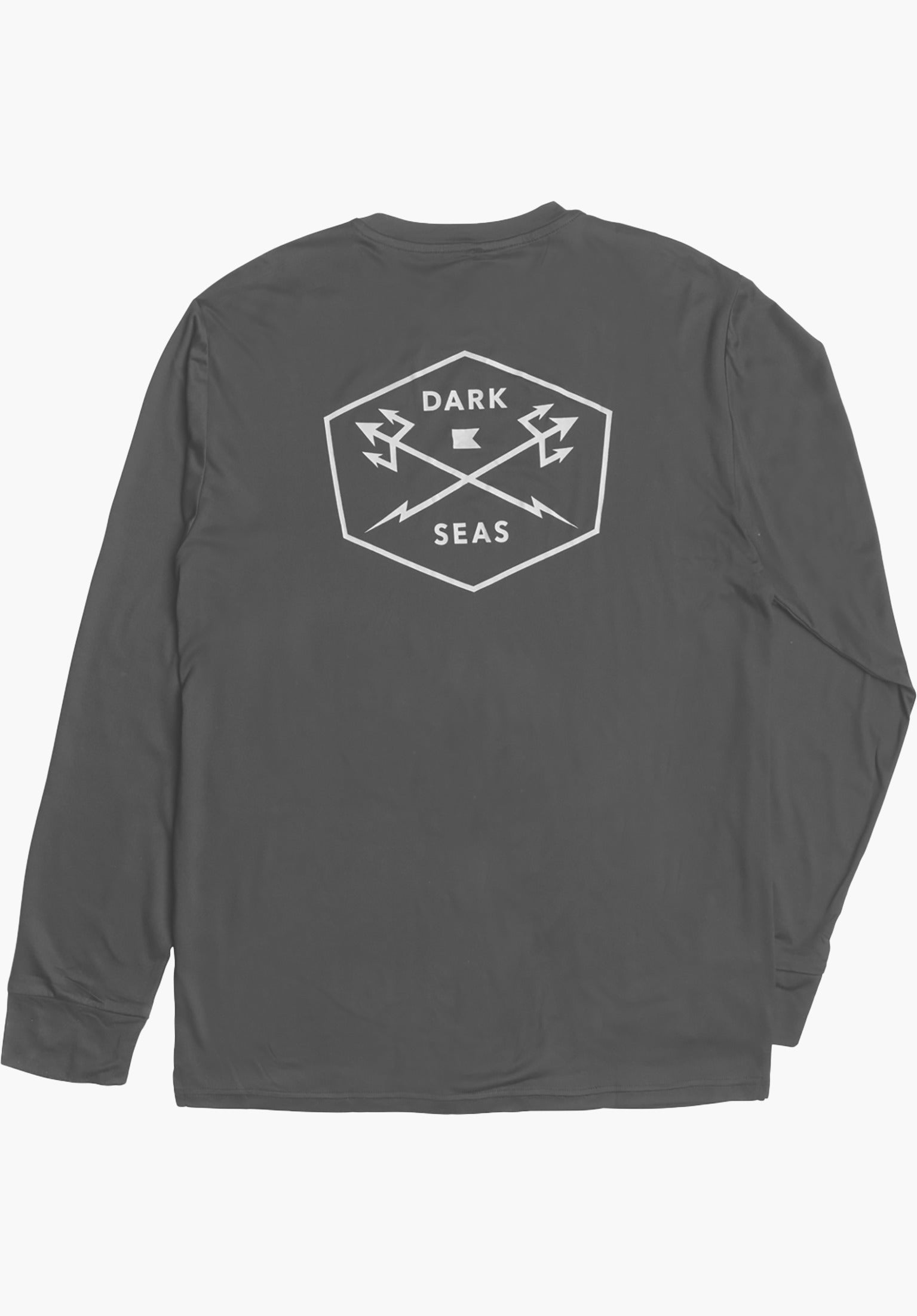 No Sweat Moisture Wicking grey Rueckenansicht