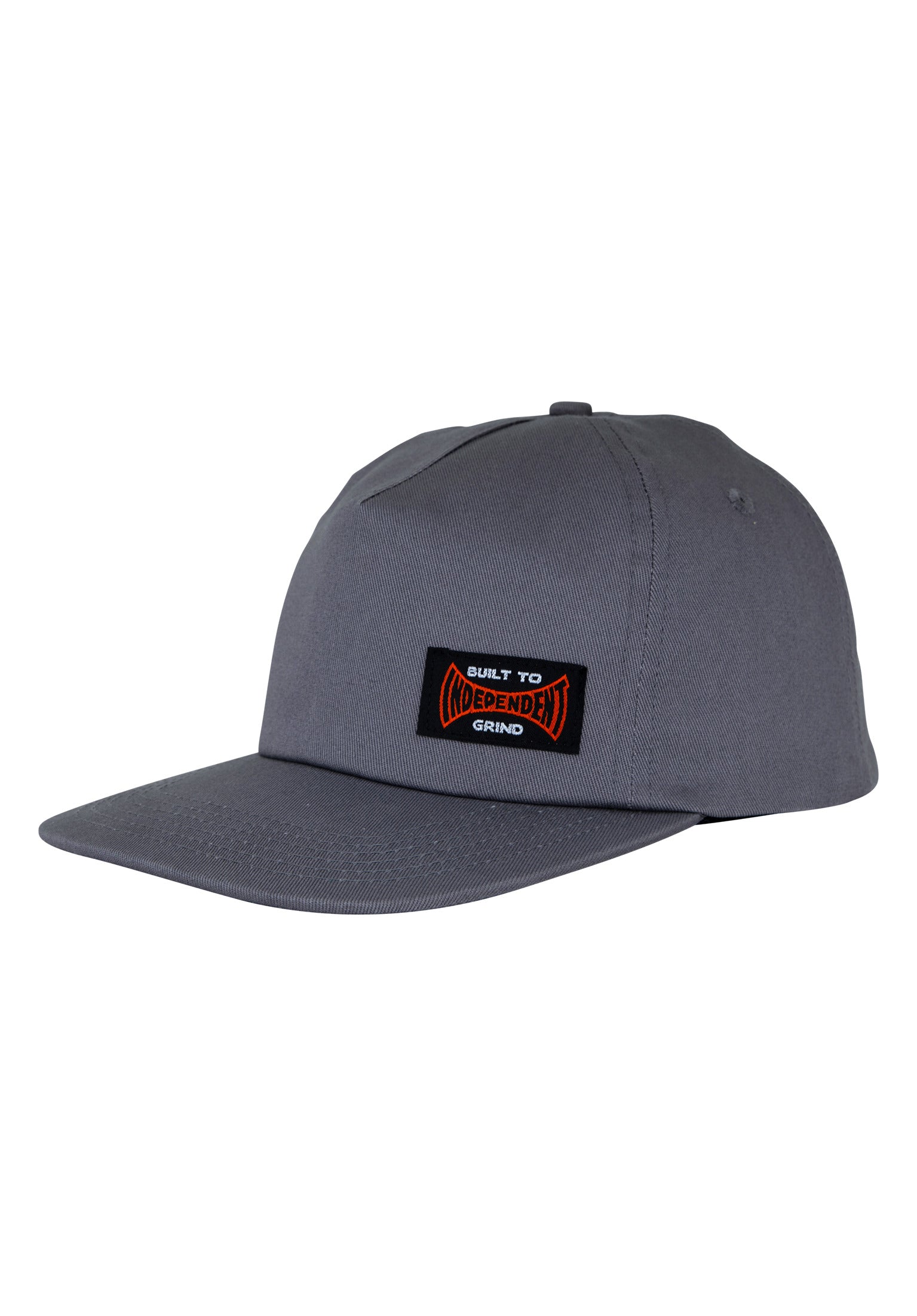 Built To Grind 5-Panel Snapback Unstructured charcoal Vorderansicht