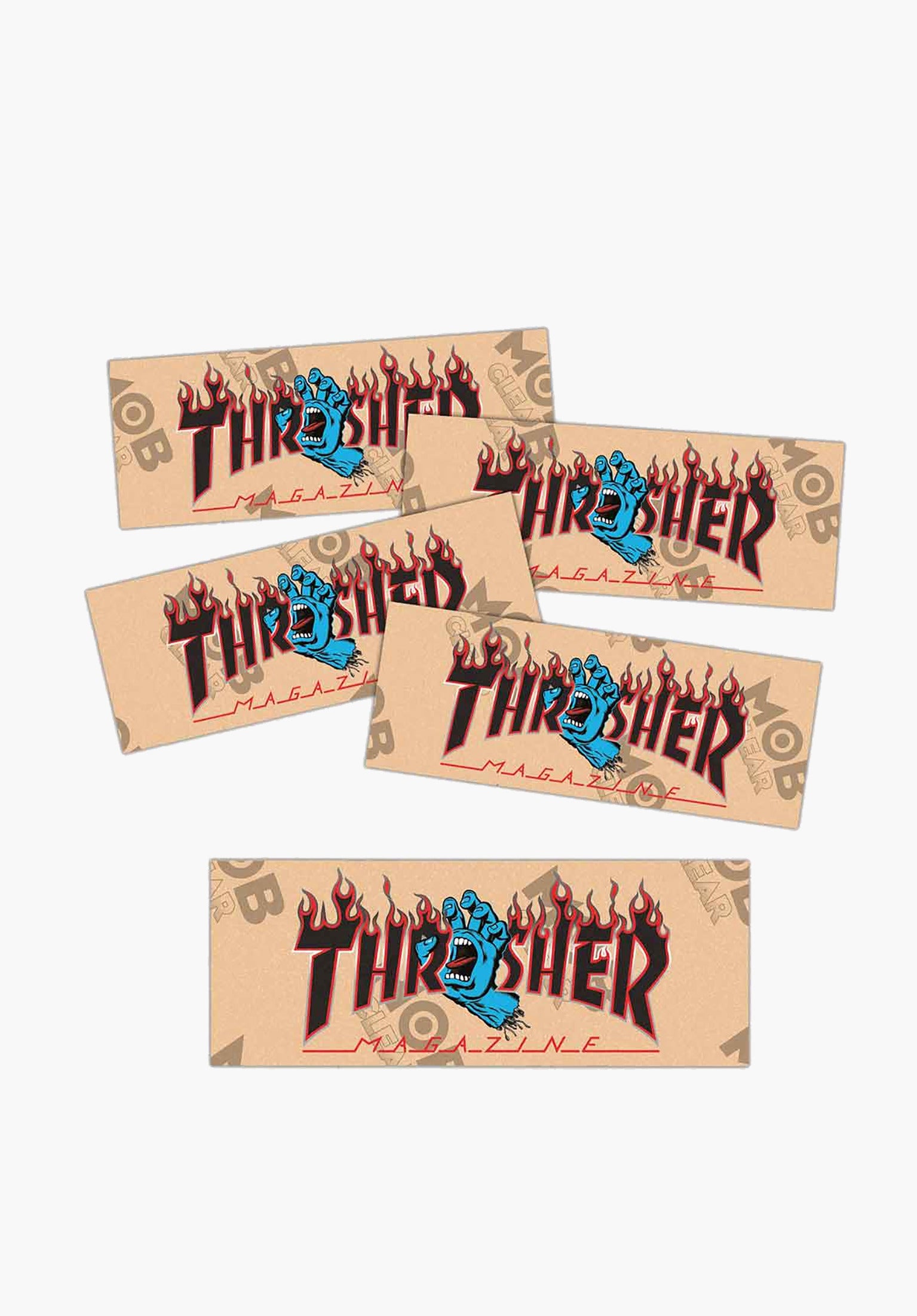 Thrasher Scraming Flame Clear Grip Strips Vorderansicht