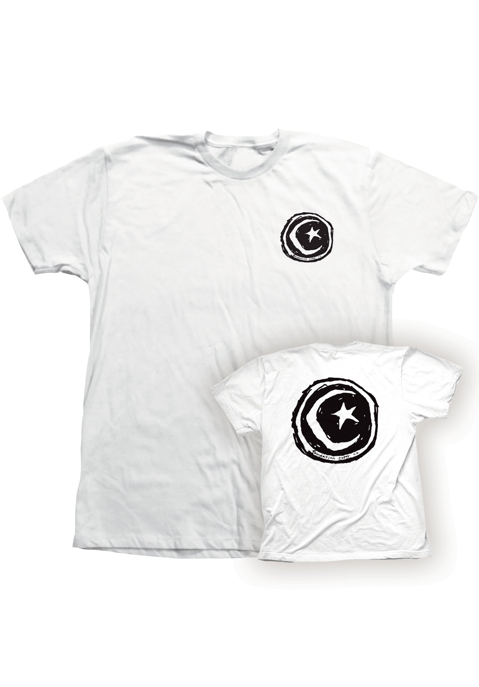 Star & Moon Front & Back Print Vorderansicht