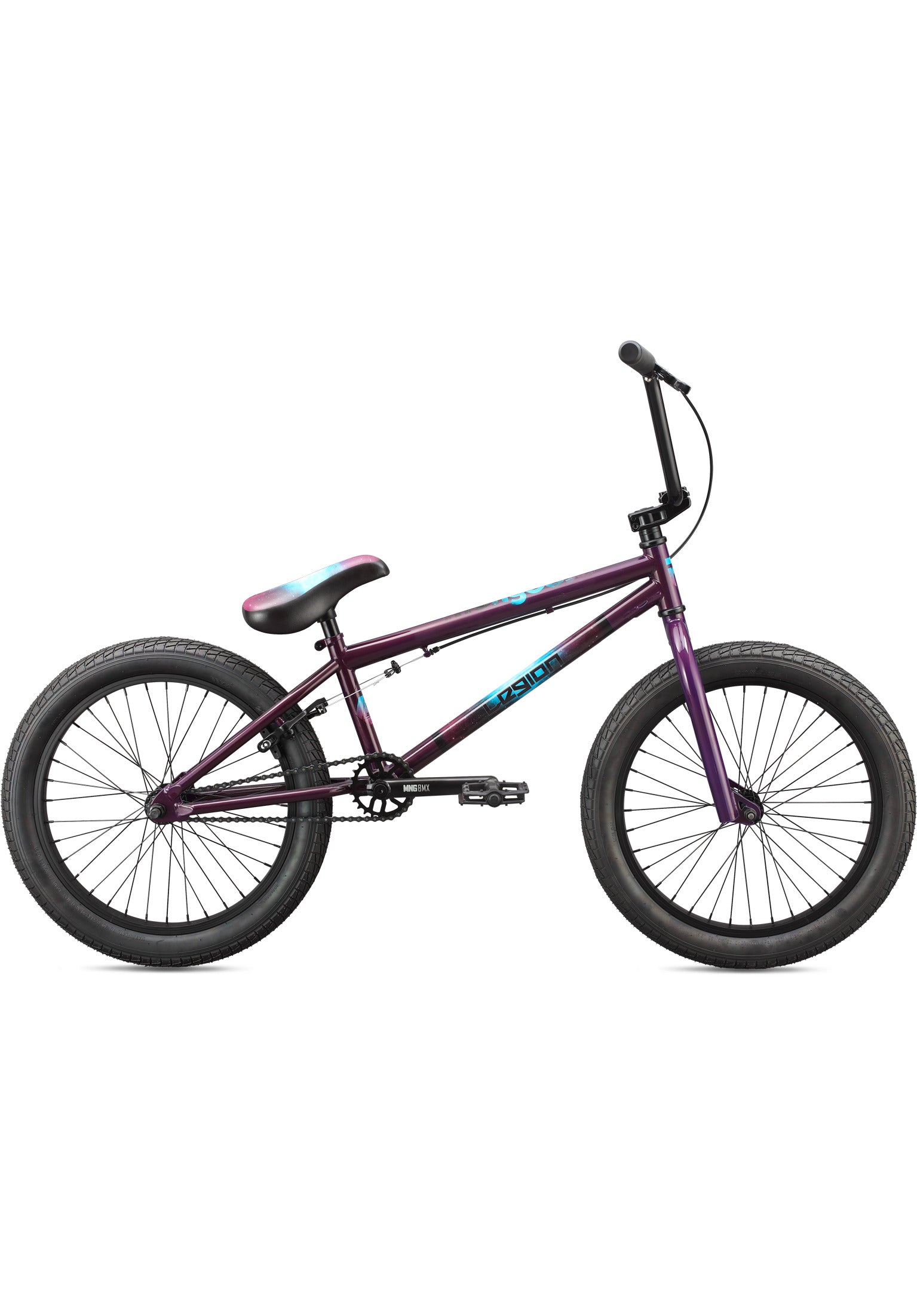 Legion L40 purple Rueckenansicht