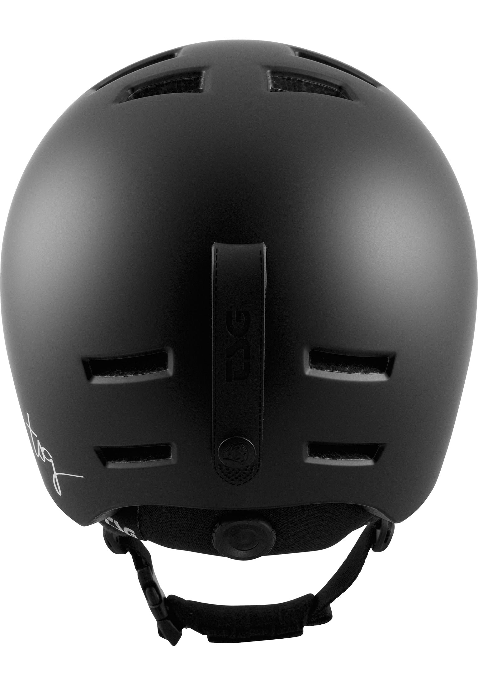 Vertice Woman Solid Color satin black Rueckenansicht