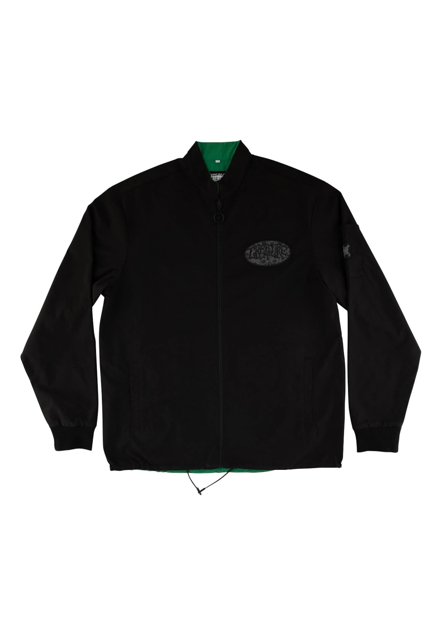 Crash and Burn Reversible black-green Vorderansicht