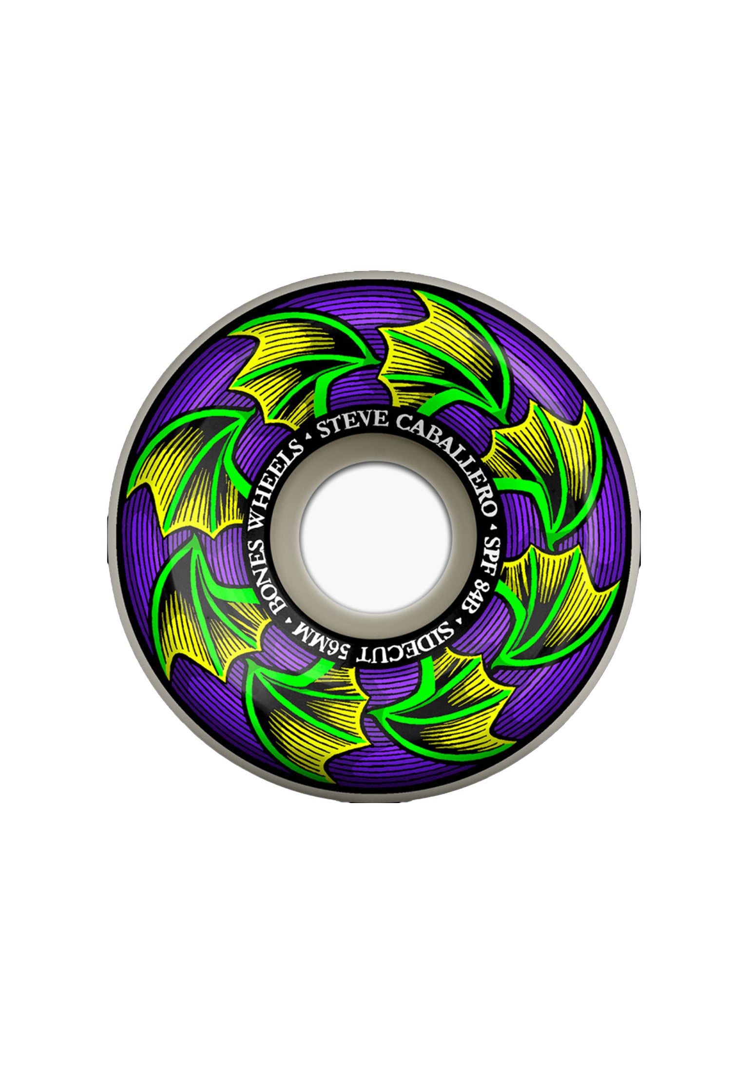 SPF Steve Caballero Bat Wings Sidecuts 84B white Vorderansicht