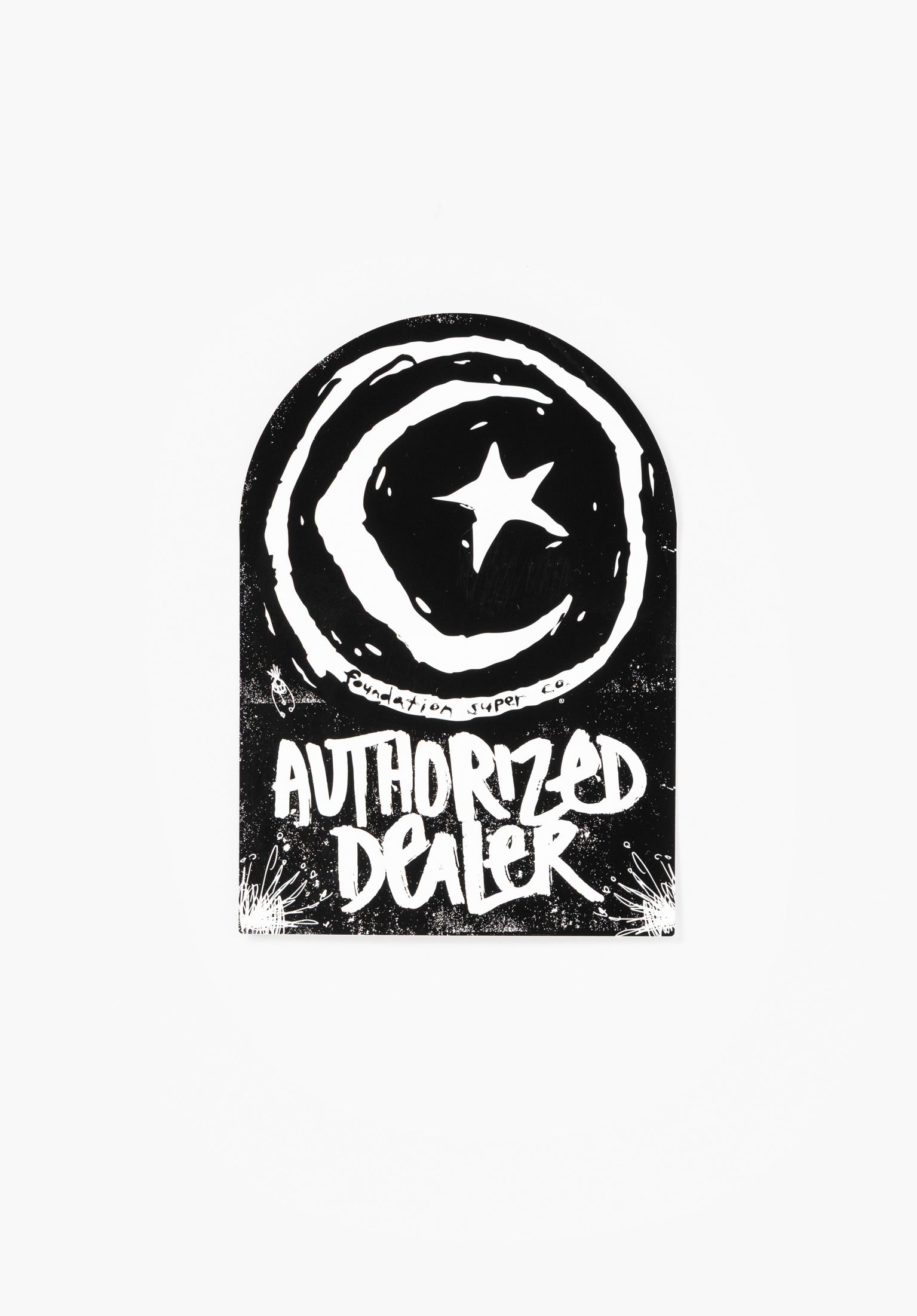 Official Dealer Sticker multicolored Vorderansicht