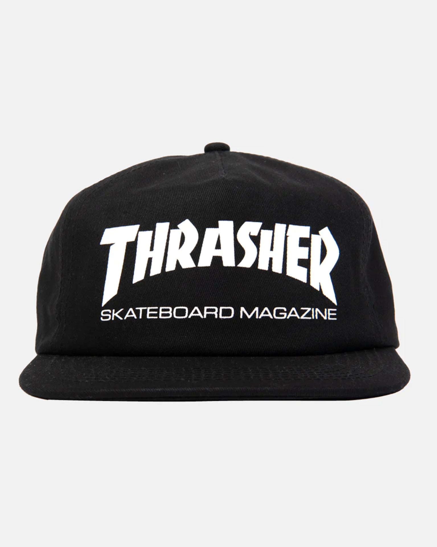 Skate Mag Snapback black-white Vorderansicht