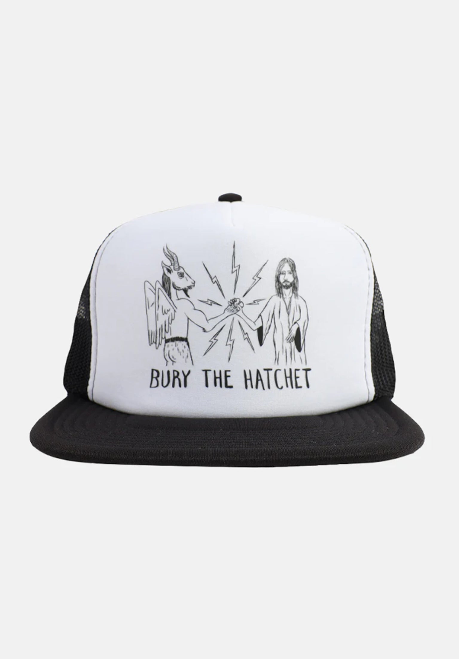 x Toy Machine B. T. H. Trucker black-black-white Vorderansicht