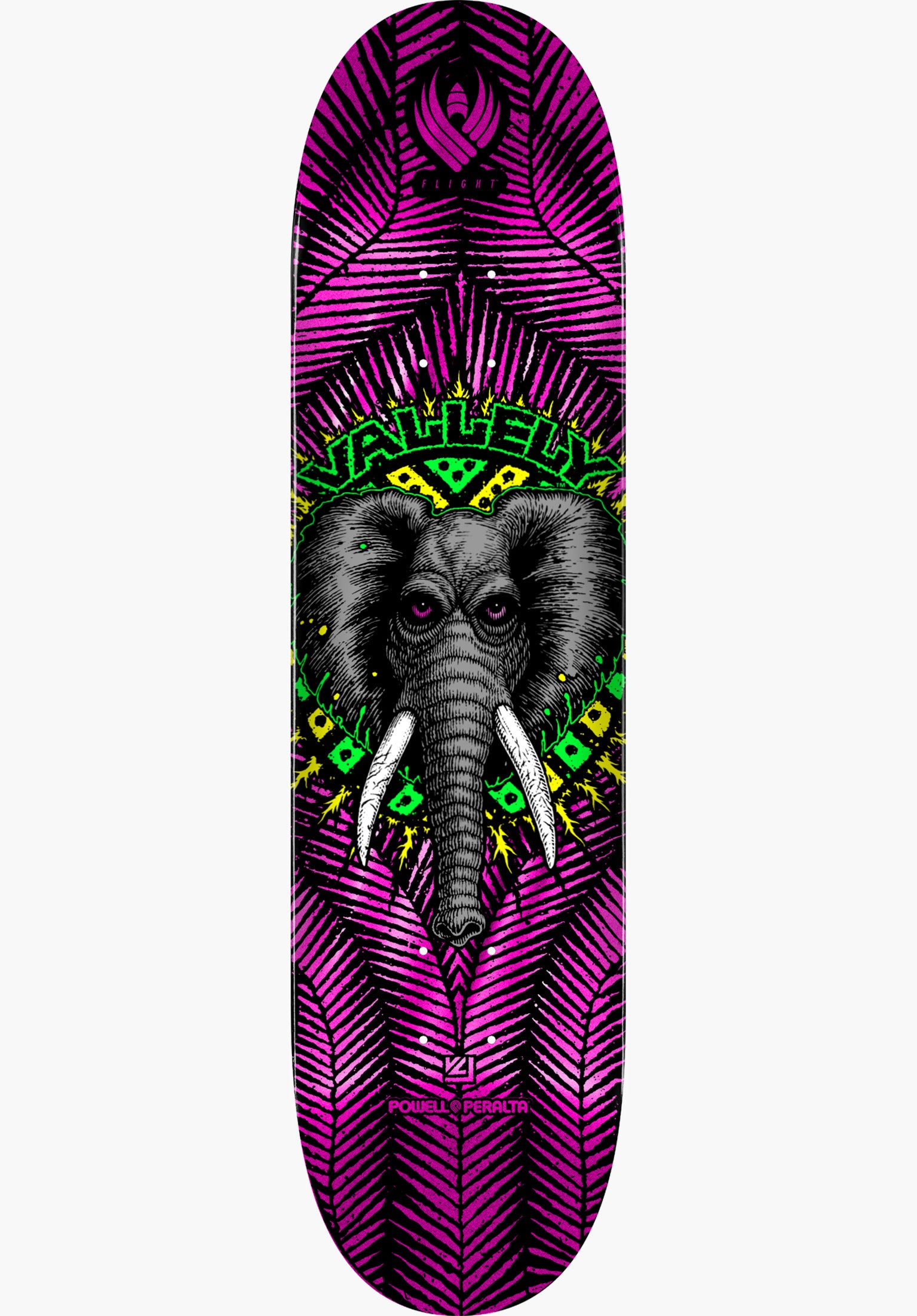 Flight Pro Shape 244W K26 Mike Vallely Elephant pink-foil Vorderansicht