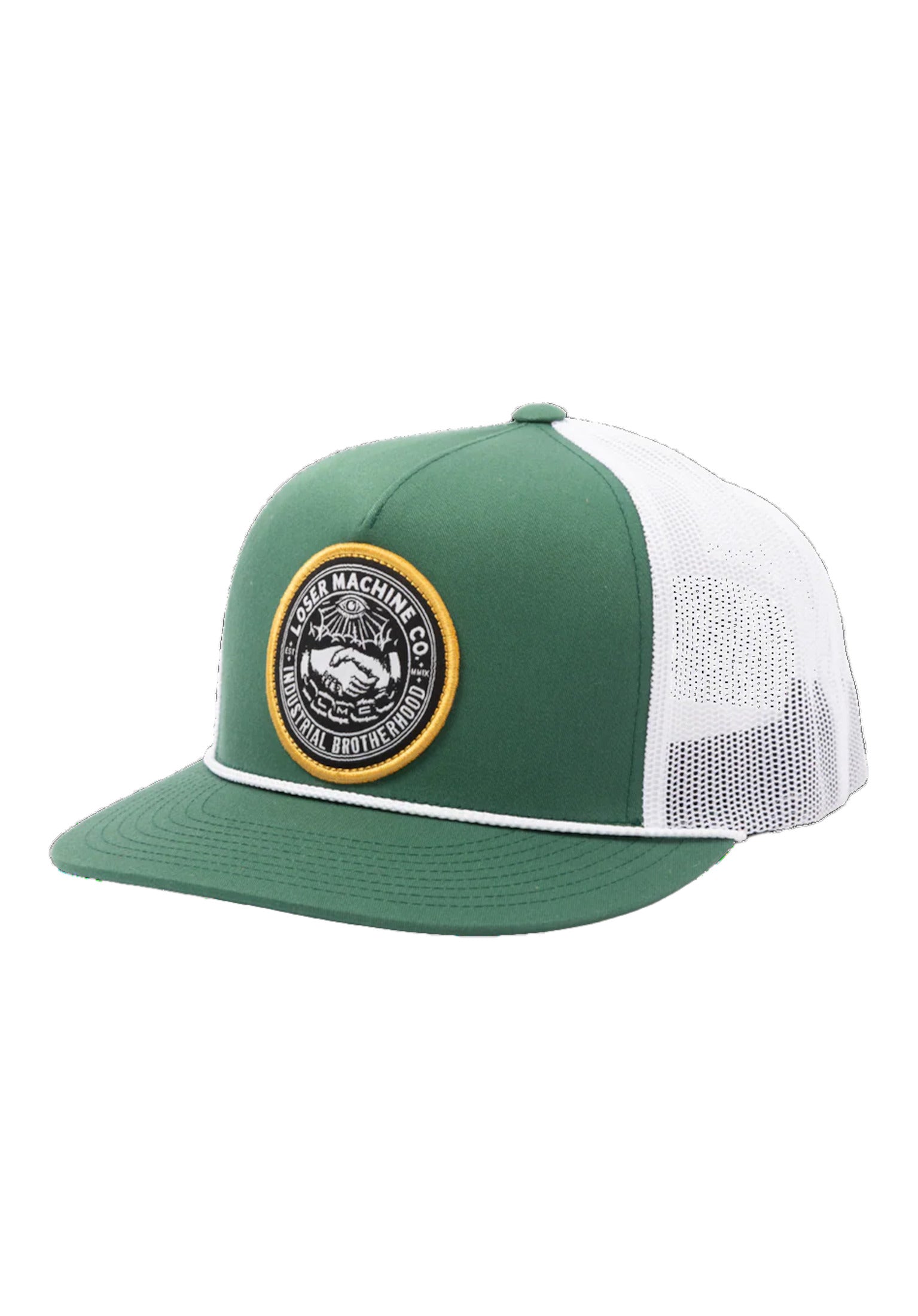 Duncan Trucker Snapback green-white Vorderansicht
