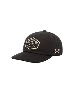 Everest 6-Panel Unstructured black Vorderansicht