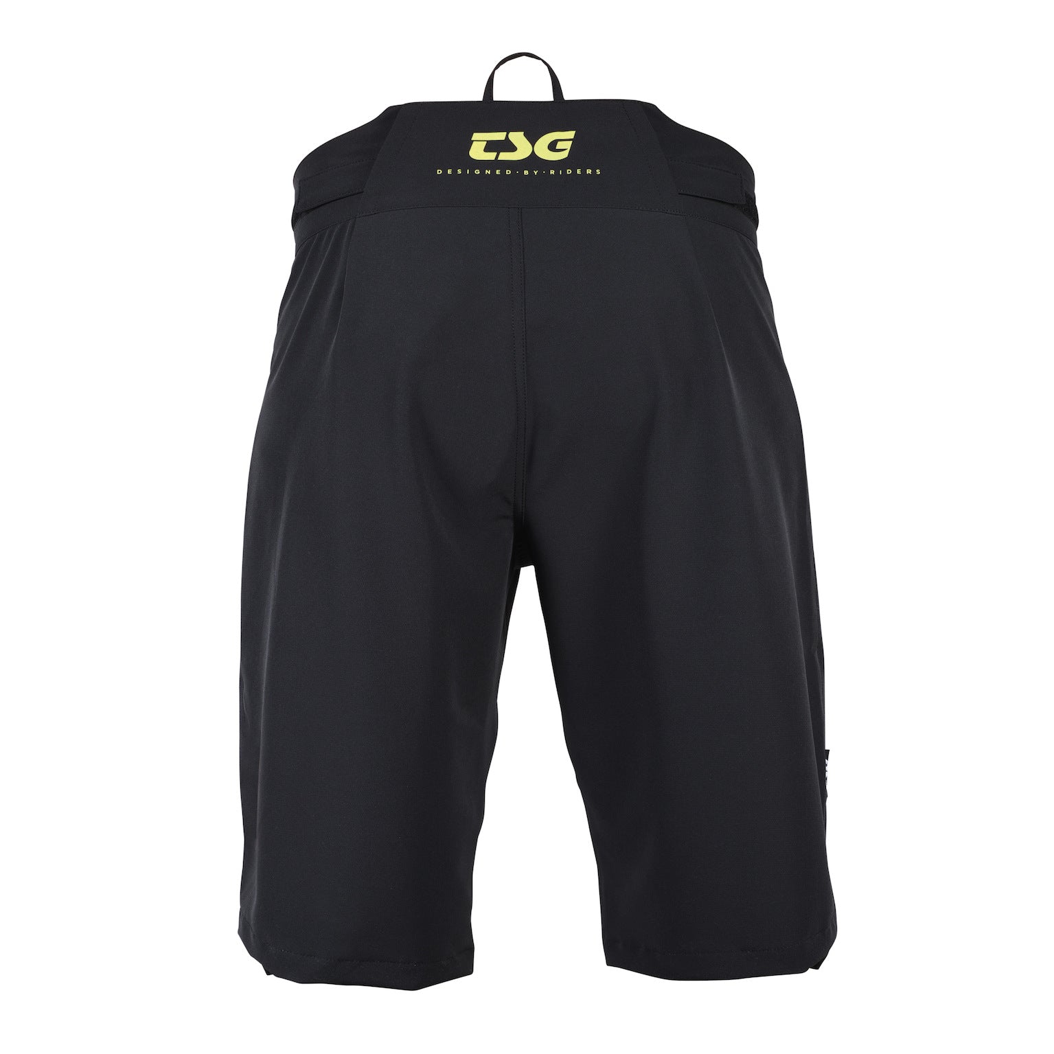 SP8 Shorts black-yellow Rueckenansicht