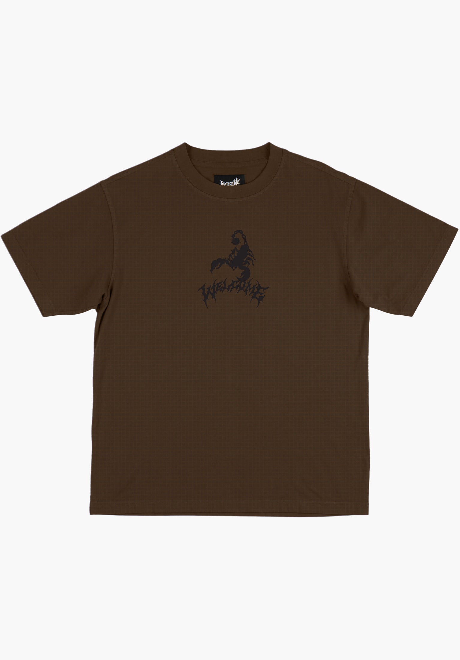 Stinger Garment Dyed Waffle darkchocolate Vorderansicht